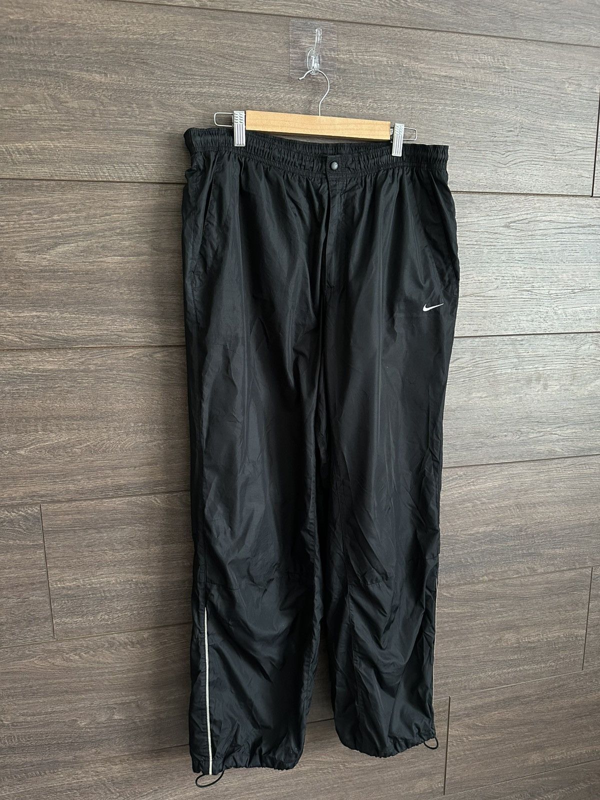 Nike Vintage 00’s Nike Mini Swoosh Y2K Nylon Track Pants Size XXL Size US 40 / EU 56 - 3 Thumbnail