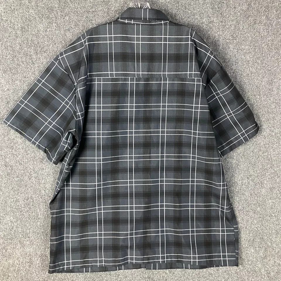Other Yago Button Up Shirt Men's 2XL Plaid Gray Adults XXL Size US XXL / EU 58 / 5 - 6 Thumbnail