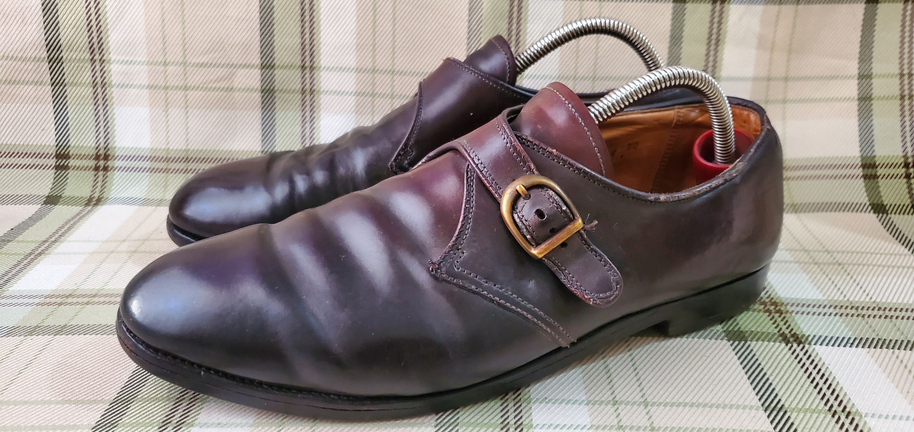 Alden ALDEN 954 Cordovan Monk Leather Shoes Size US 9.5 / EU 42-43 - 2 Thumbnail