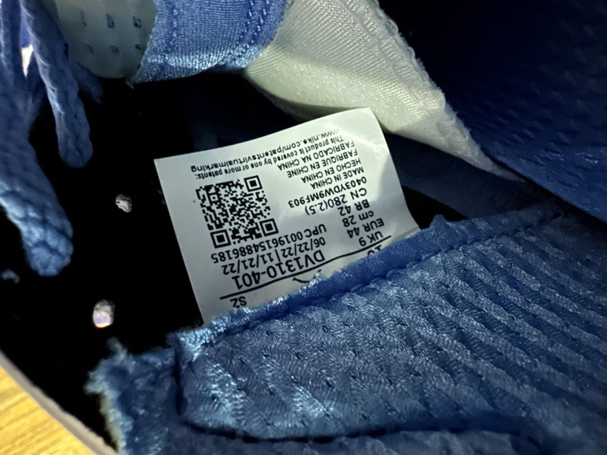 Jordan Brand Jordan 5 Retro UNC University Blue Size US 10 / EU 43 - 6 Thumbnail