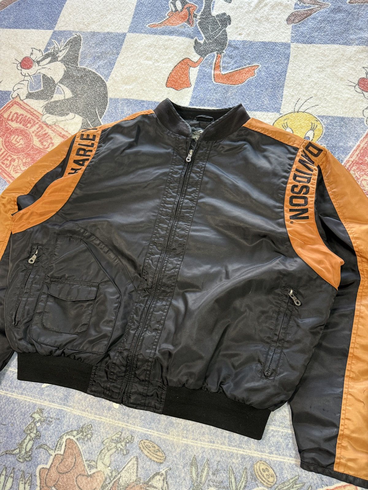 Harley Davidson Harley Davidson bomber biker jacket Size US XL / EU 56 / 4 - 2 Thumbnail