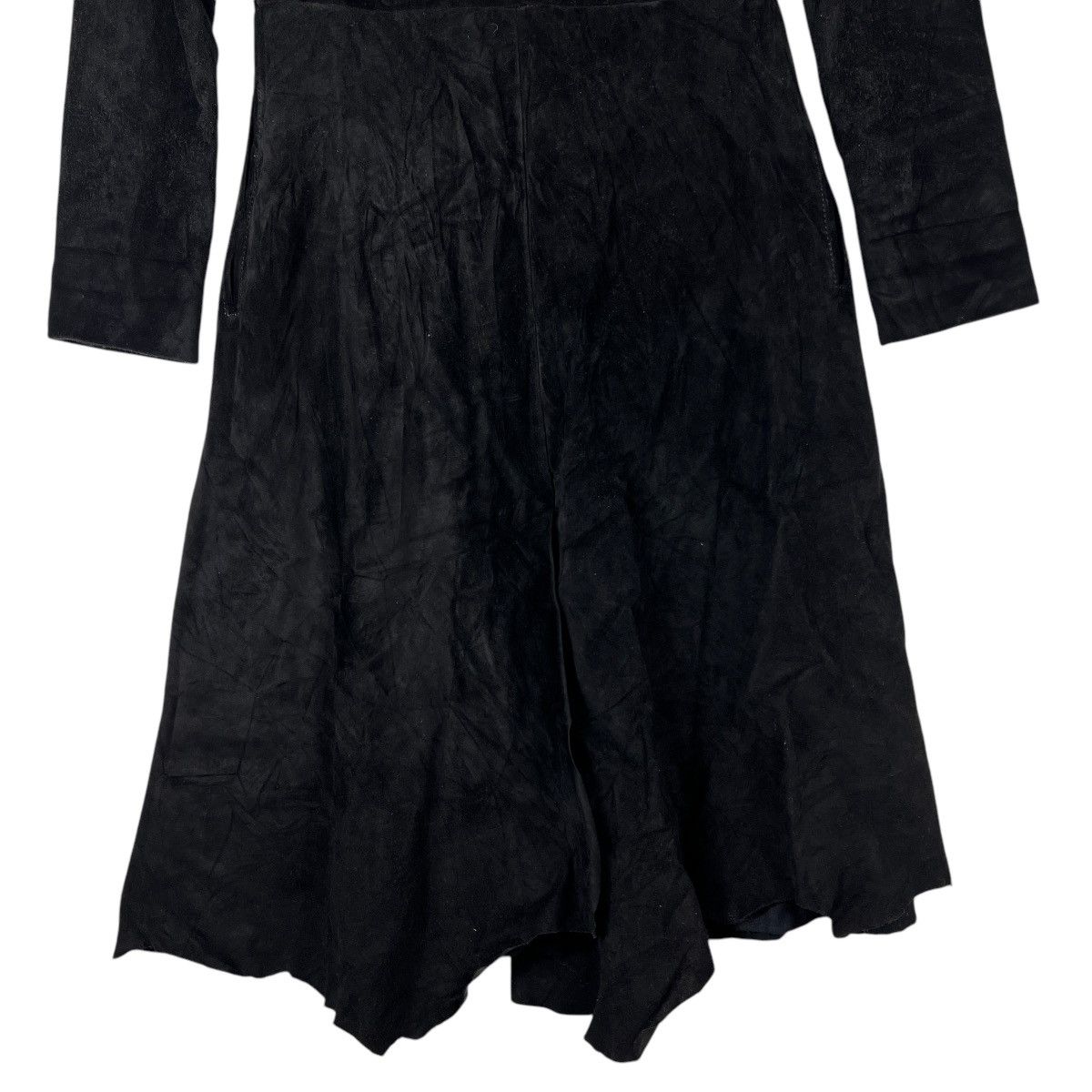 Yohji Yamamoto 🔥 YOHJI YAMAMOTO COWHIDE DRESS Size S / US 4 / IT 40 - 12 Thumbnail