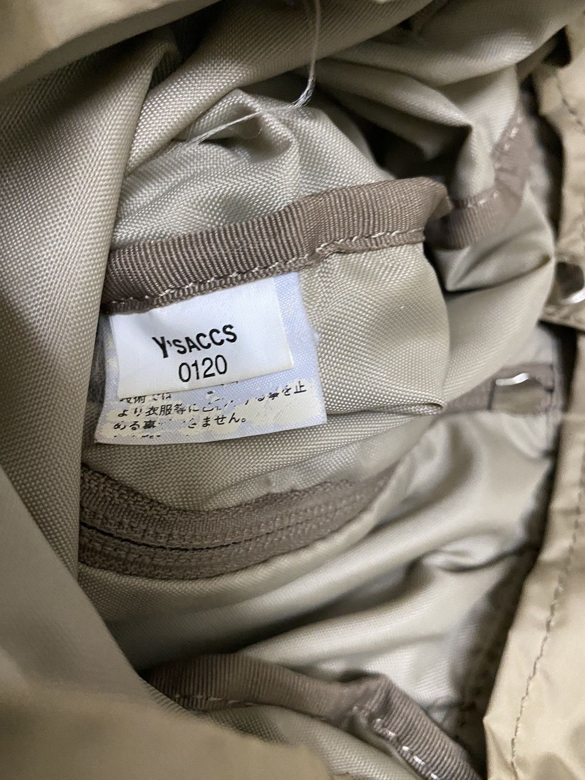 Yohji Yamamoto Y'saccs Leather Backpack Size ONE SIZE - 10 Thumbnail