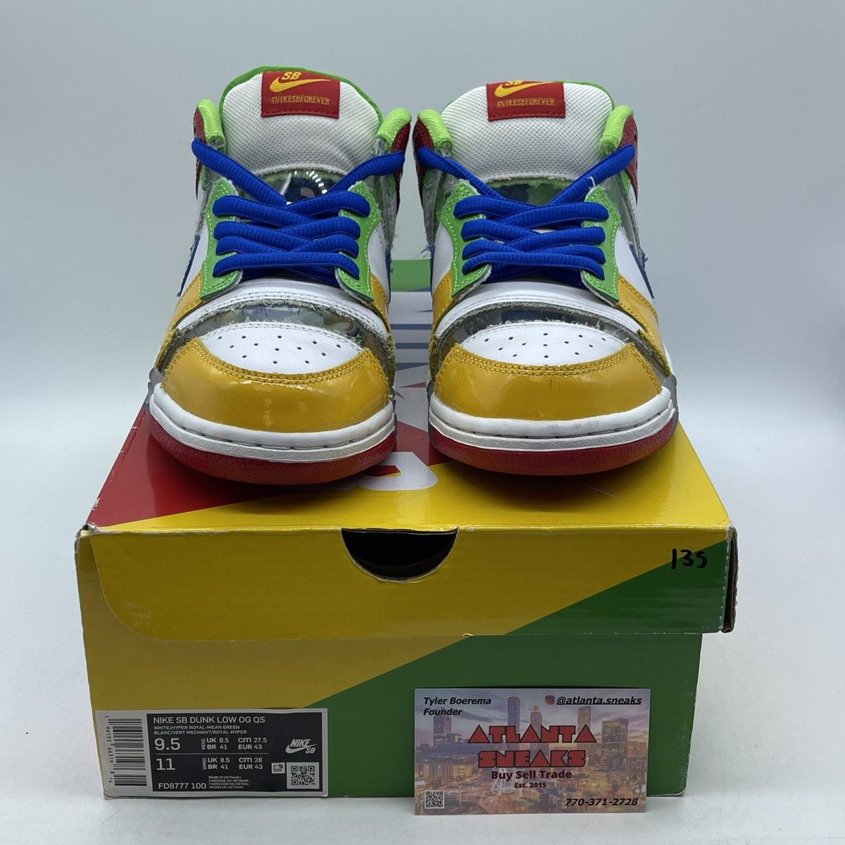 Nike Dunk low SB sandy bodeker Size US 9.5 / EU 42-43 - 2 Thumbnail