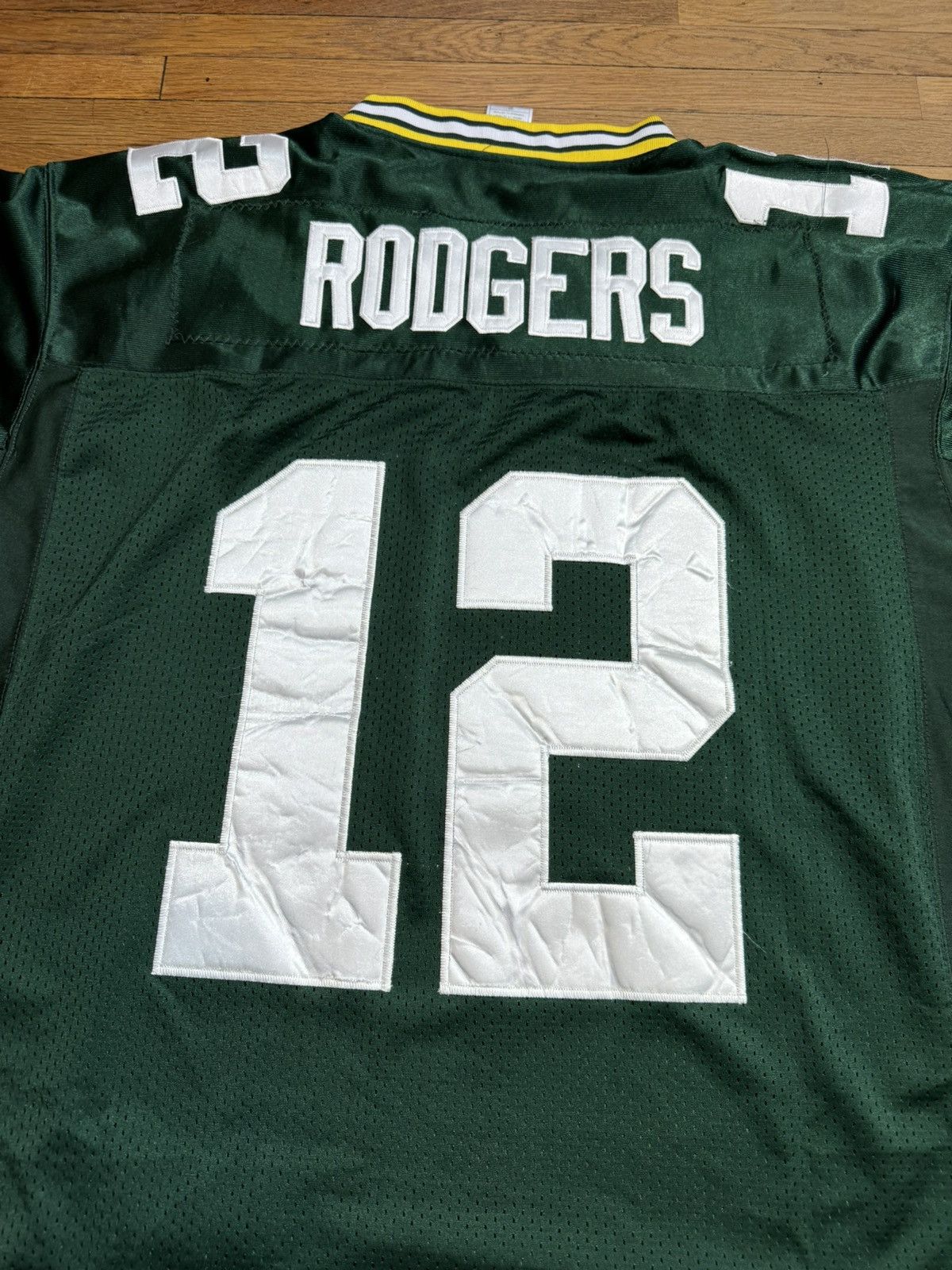 NFL × Vintage Green Bay Packers Aaron Rodgers Jersey #12 Super Bowl XLV Size US XL / EU 56 / 4 - 7 Thumbnail