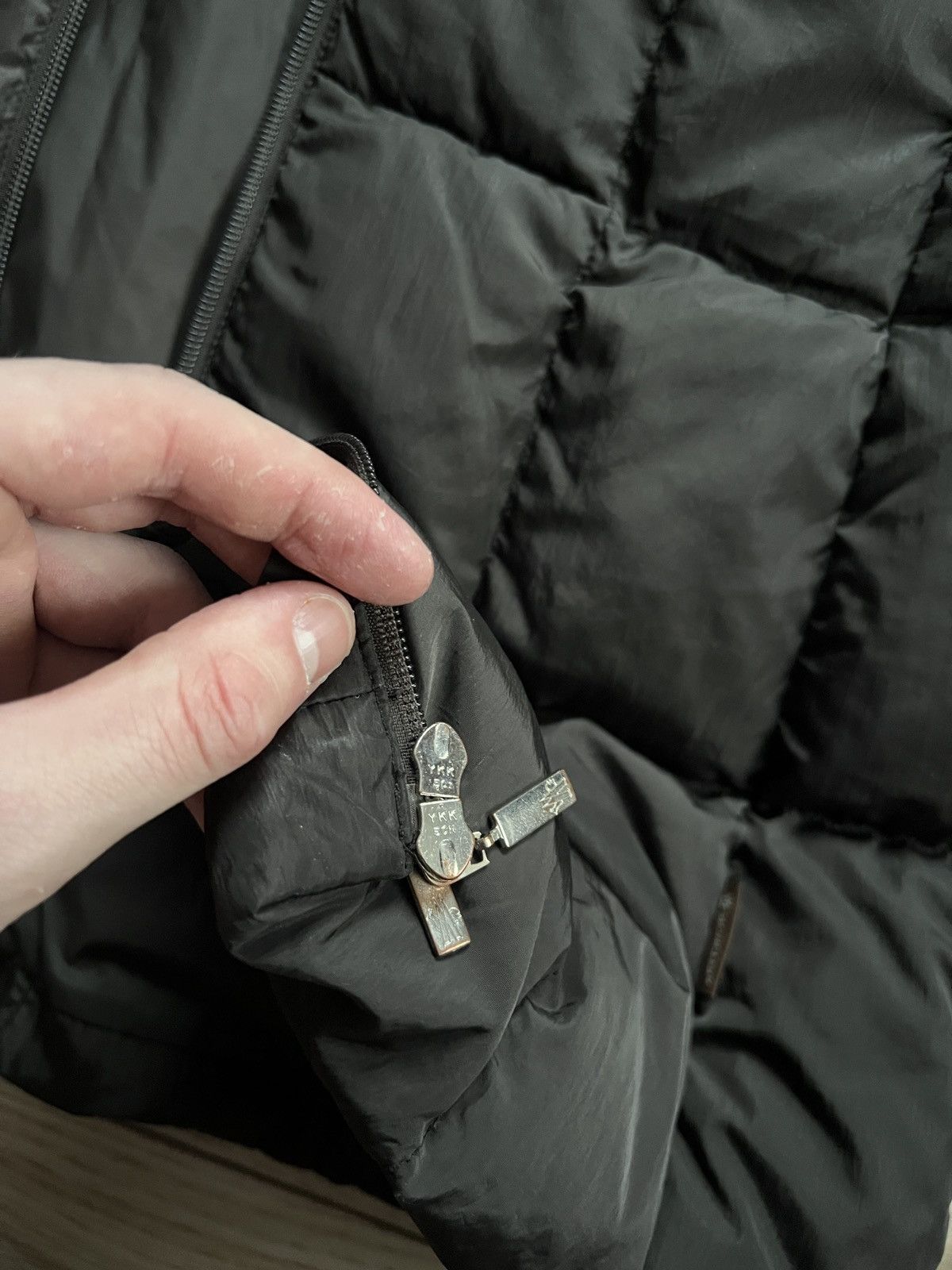 Designer × Moncler × Vintage Moncler vintage brown label brown long down jacket parka Size L / US 10 / IT 46 - 8 Thumbnail