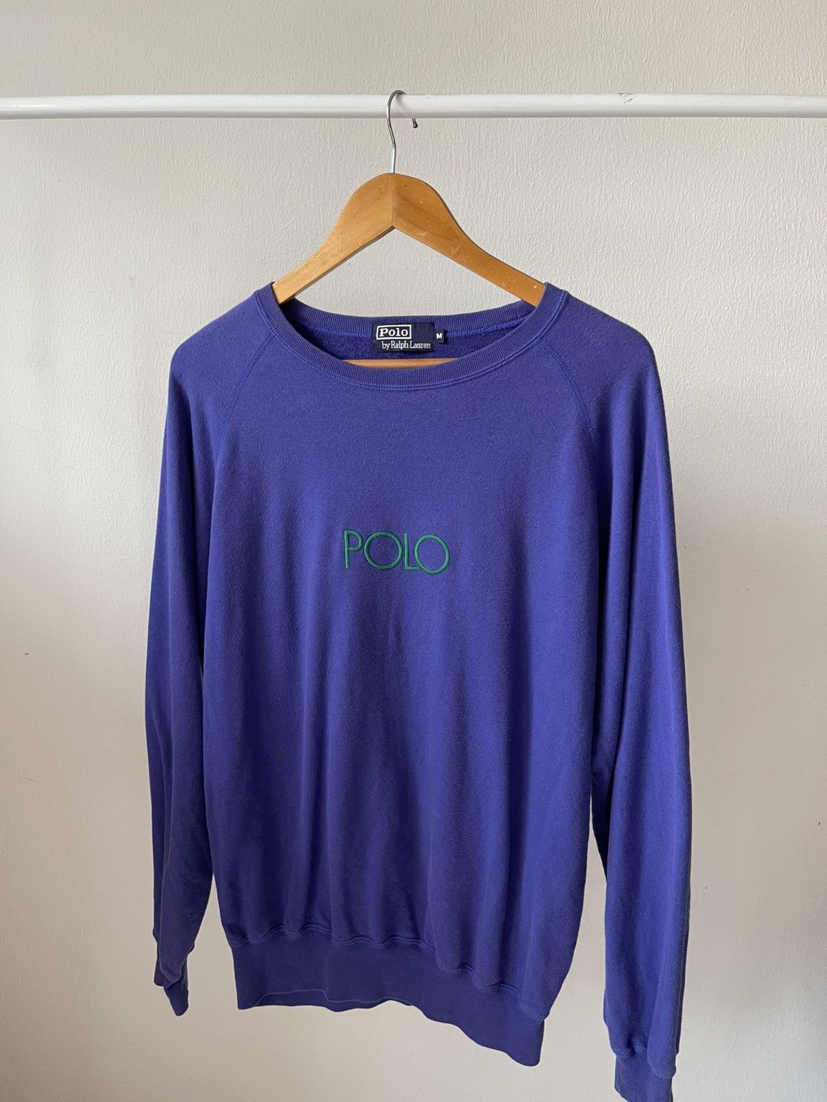 Polo Ralph Lauren Rare 90s Polo Ralph Lauren Green Embrodery Sweatshirt A2 Size US M / EU 48-50 / 2 - 2 Thumbnail