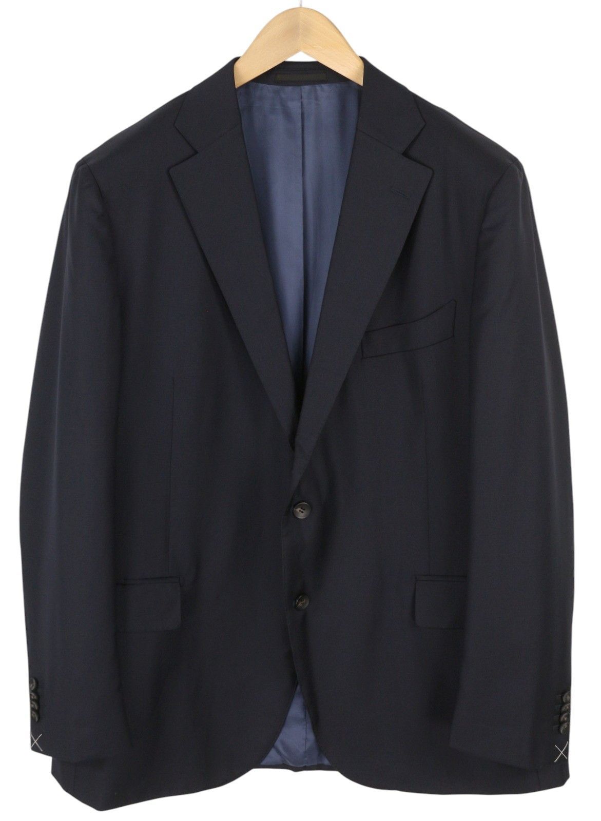 Suitsupply LA SPALLA UK52R Blue Wool 3 Piece Suit 86359 Size 36R - 2 Thumbnail