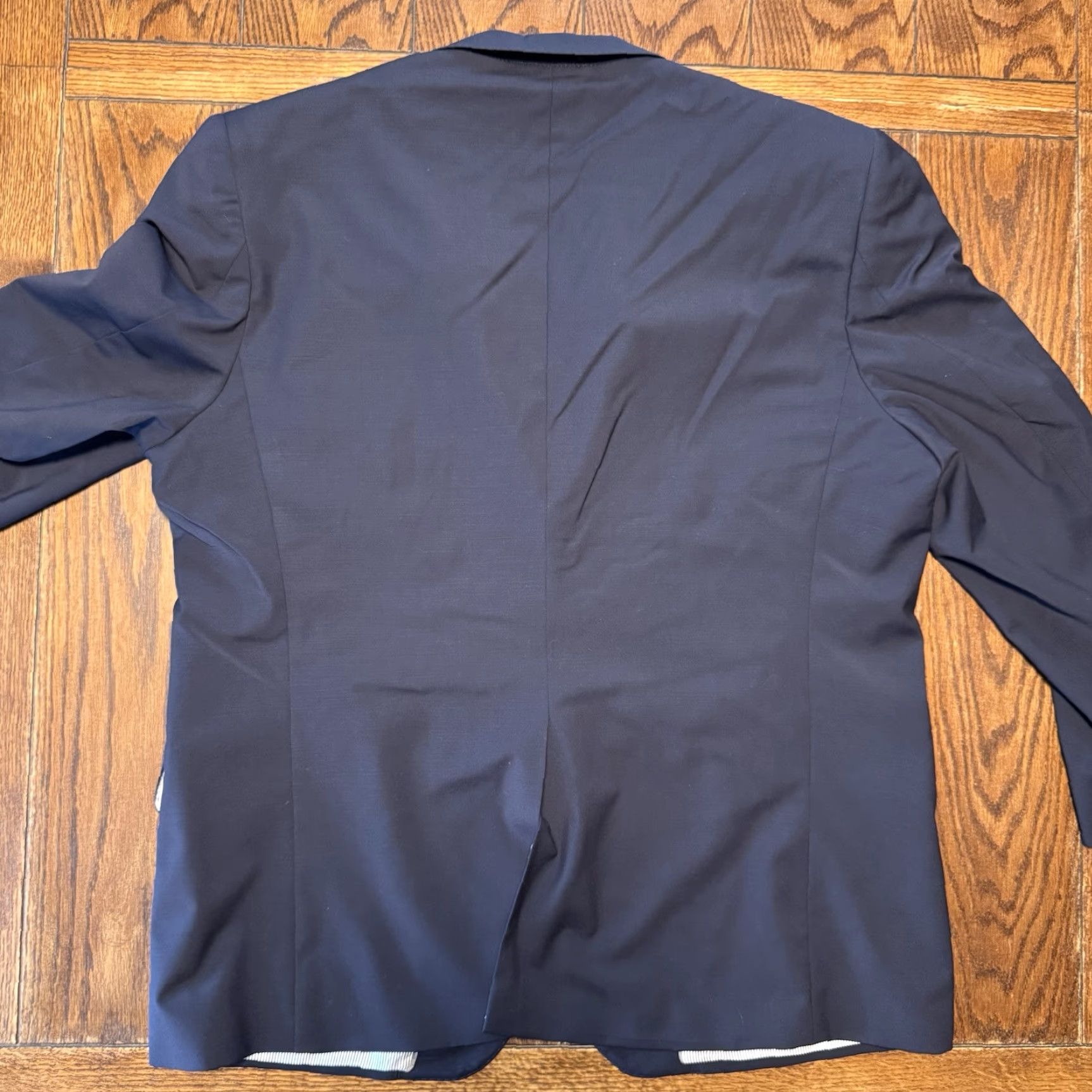 Vintage Brooks Brothers Blazer Explorer 46R Navy Blue Wool Blend Sports Coat Madison Fit Size 46R - 4 Thumbnail