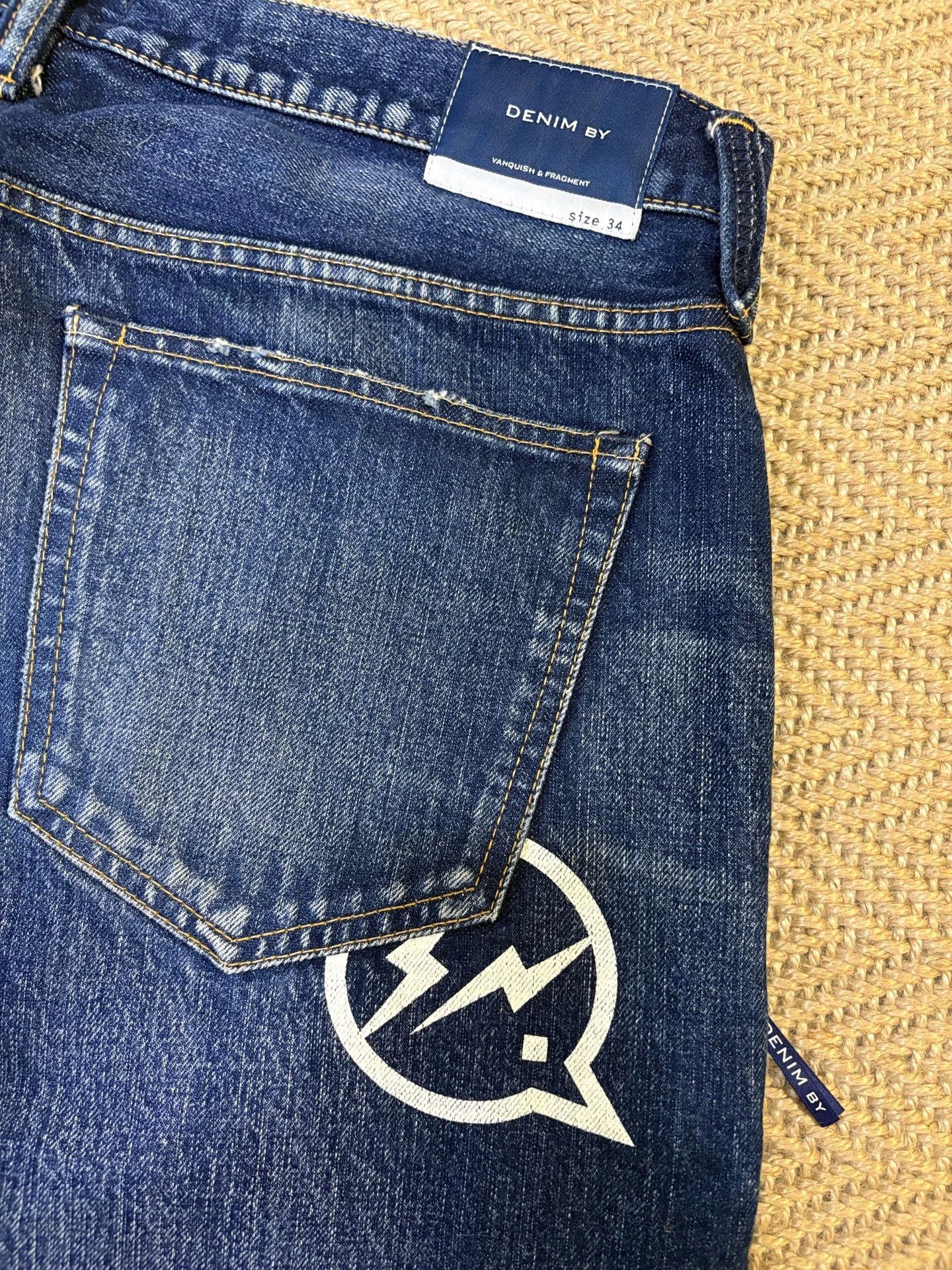 Vanquish VANQUISH & FRAGMENT King Lightning Cut Washed 9Denim W34 Size US 34 / EU 50 - 3 Thumbnail