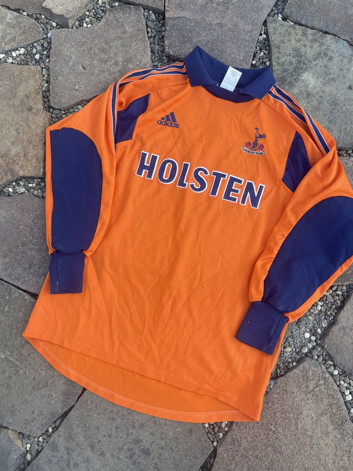 Adidas 2000 Adidas Tottenham Vintage goalkeeper Longsleeve jersey Size US S / EU 44-46 / 1 - 3 Thumbnail