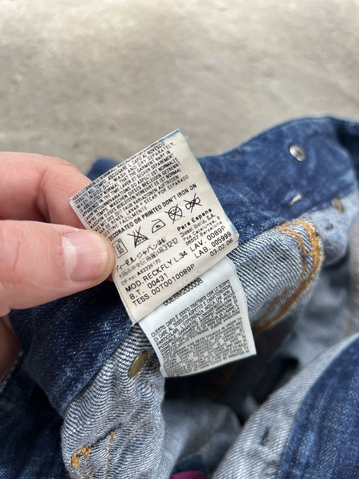 Diesel Diesel Reckfly Jeans Size 29" - 9 Thumbnail