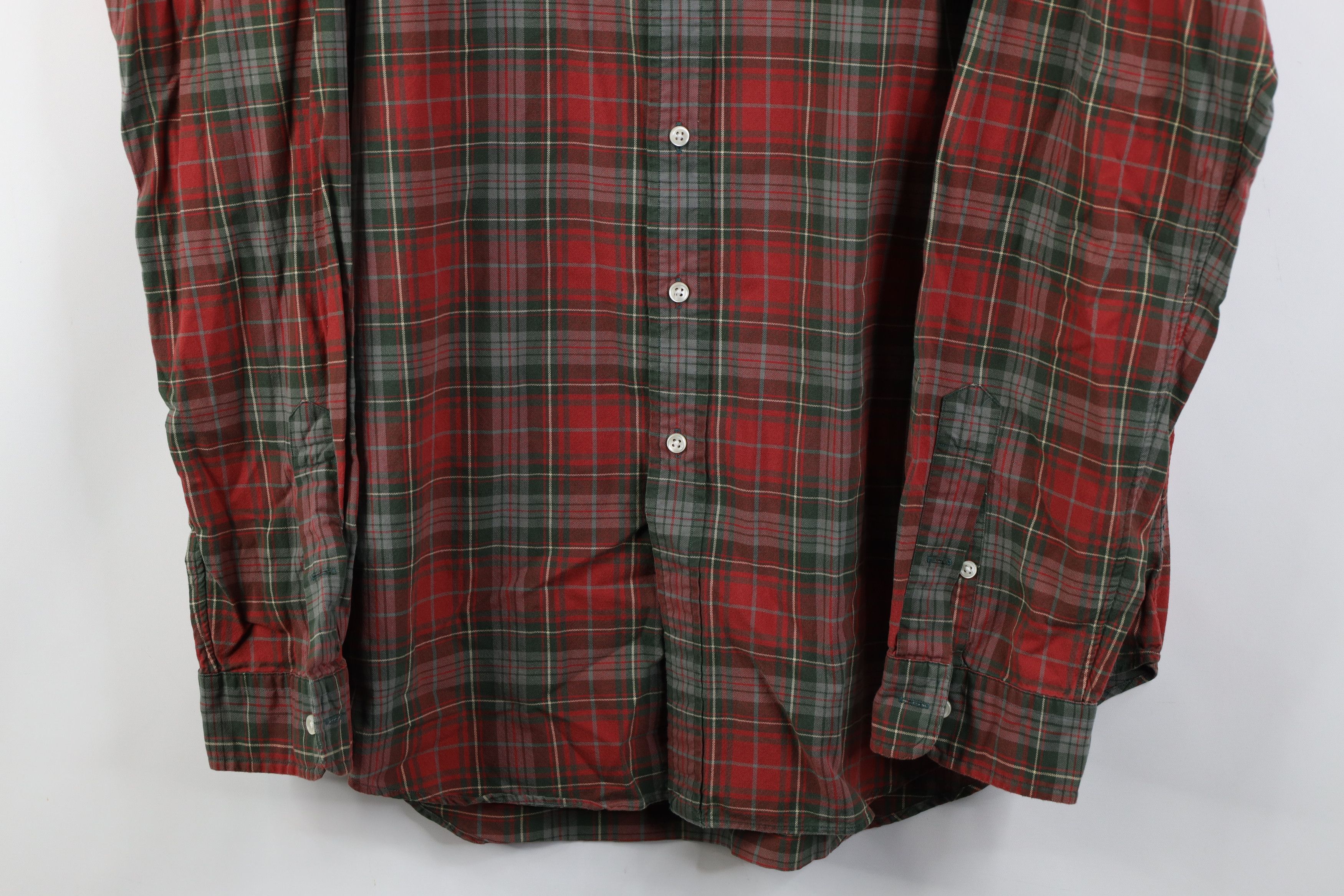Ralph Lauren Vintage 90s Ralph Lauren Collared Button Down Shirt Plaid Size US XL / EU 56 / 4 - 3 Thumbnail