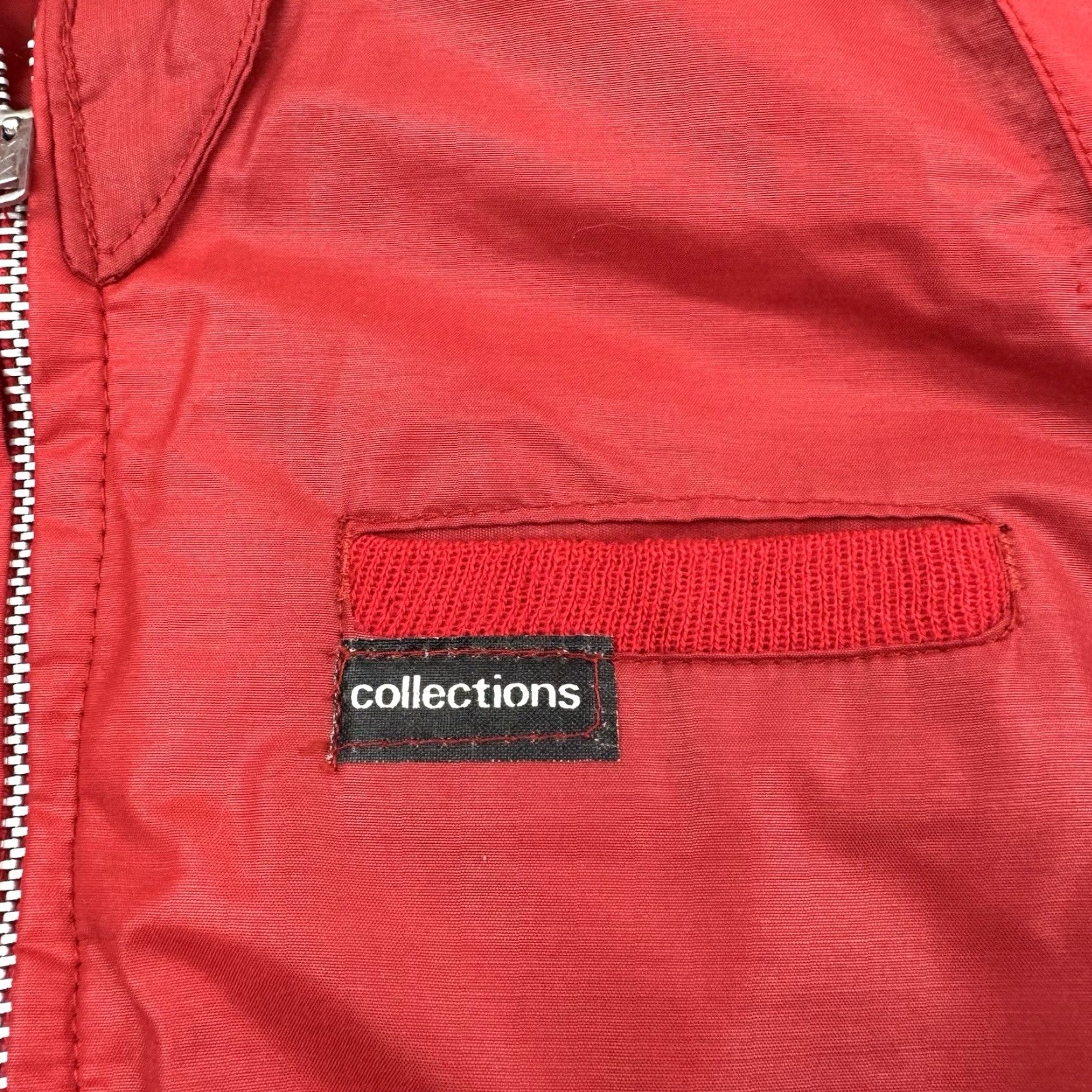 Vintage VINTAGE Collections 1980s Jacket Windbreaker Adult Small Red Full Zip Hipster Size US S / EU 44-46 / 1 - 2 Thumbnail