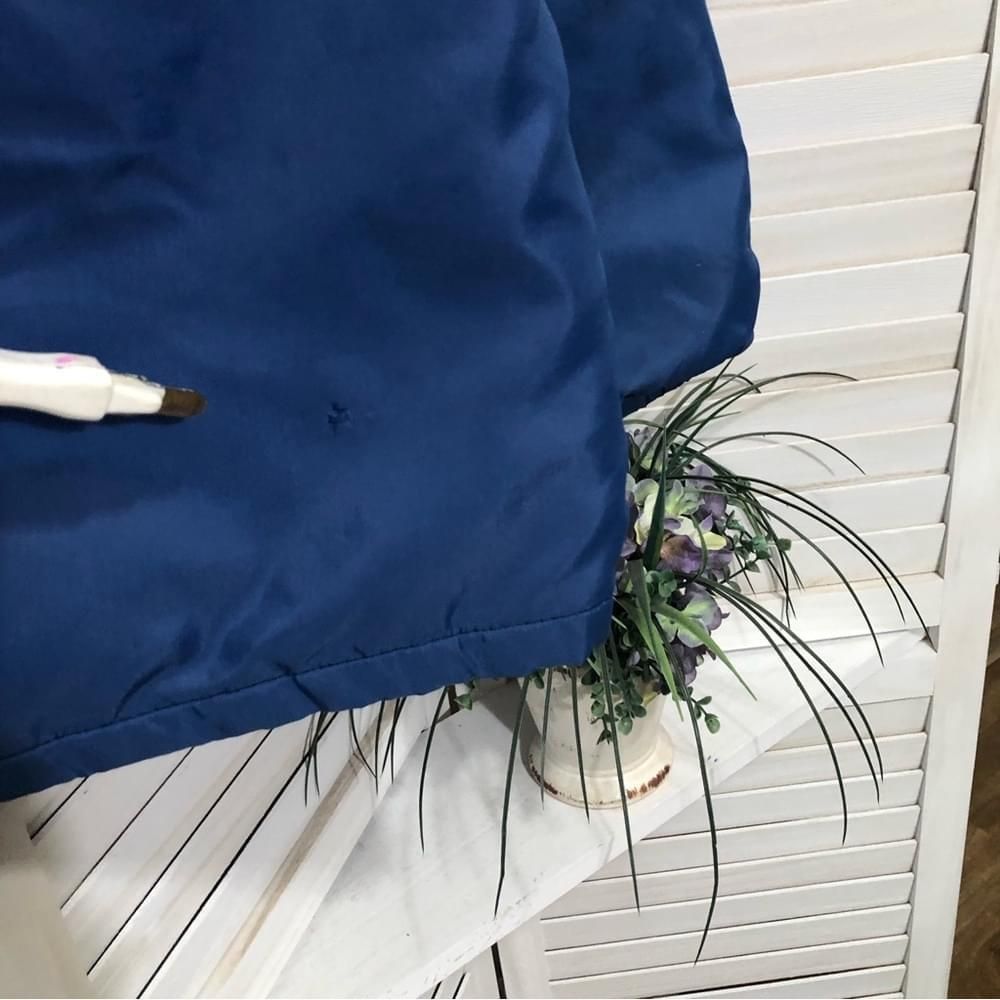 Vintage Vintage 80s warm fleece lining blue puffer jacket coat men L Size US L / EU 52-54 / 3 - 7 Thumbnail