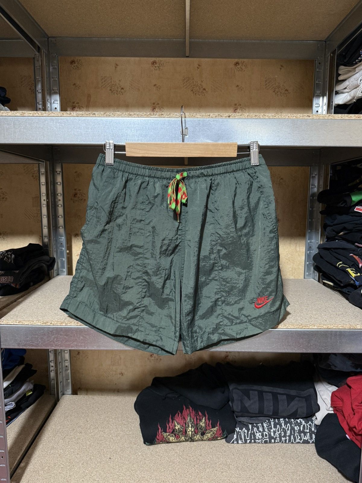 Nike × Vintage 🏝️ Vintage 80s/90s Beach Nike retro shorts Size M Y2K hype Size US 32 / EU 48 - 1 Thumbnail