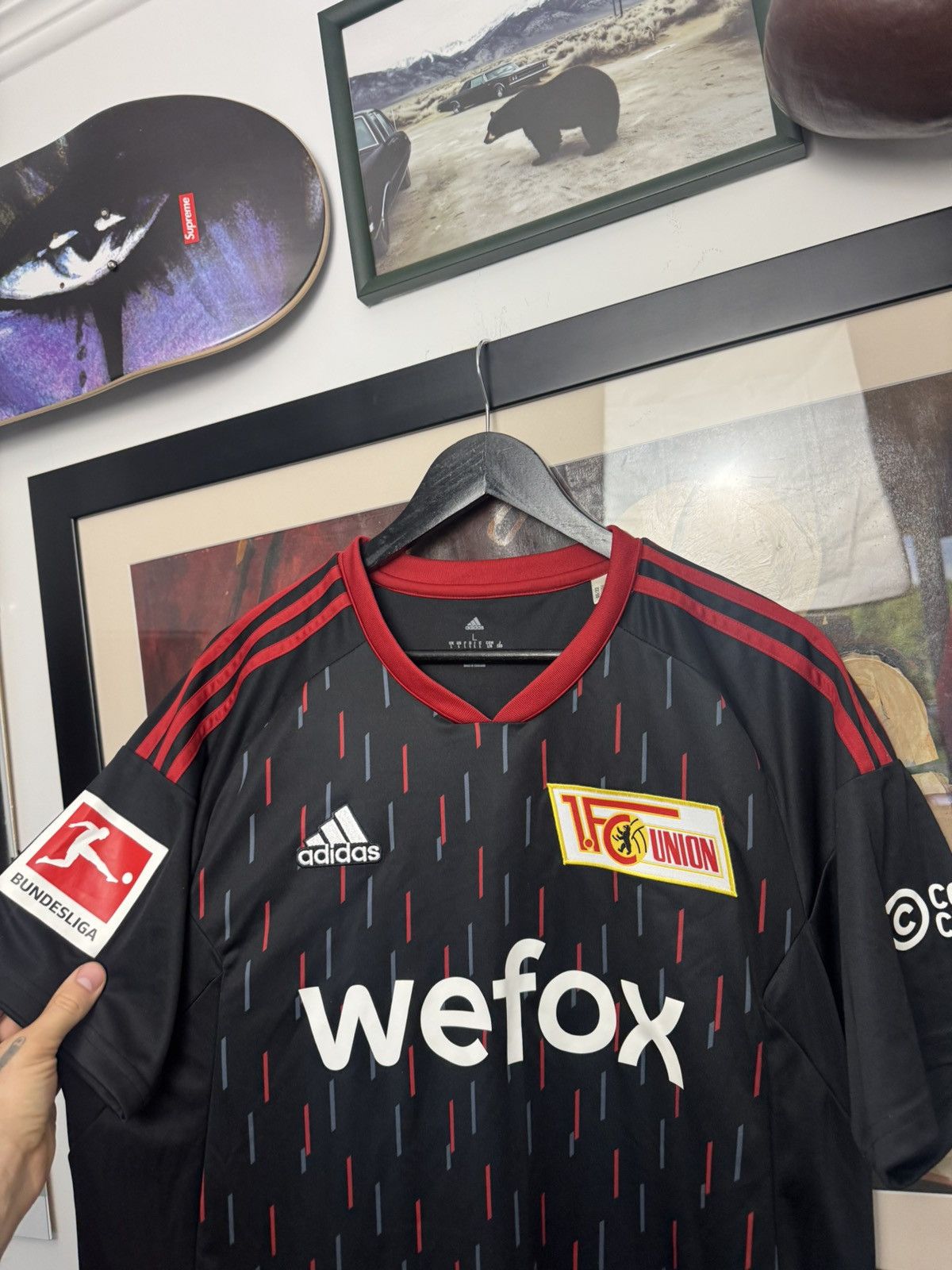 Adidas Adidas FC Union Berlin Christopher Trimmel Jersey Soccer Size US L / EU 52-54 / 3 - 4 Thumbnail