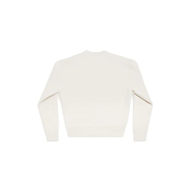 Balenciaga o1bcso1str0226 Sweater In White Size US XL / EU 56 / 4 - 2 Thumbnail
