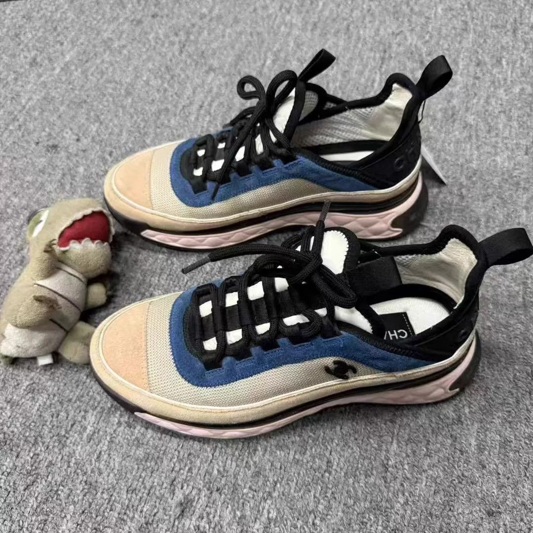 Chanel Chanel Double C Air Sneakers 98 New 36.5 EU Size US 6 / IT 36 - 1 Thumbnail