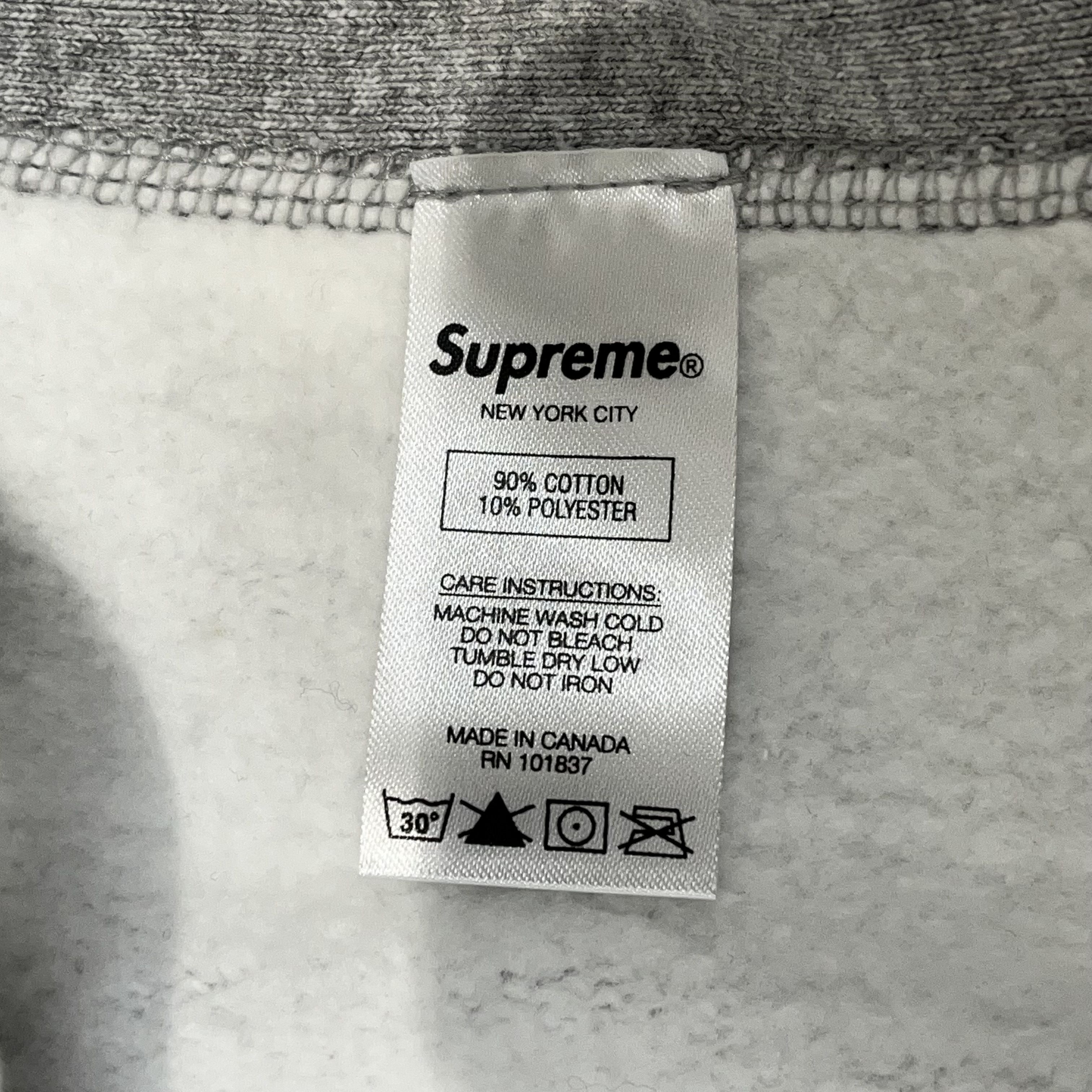 Supreme Supreme Cross Box Logo Hoodie Grey Size US M / EU 48-50 / 2 - 8 Thumbnail