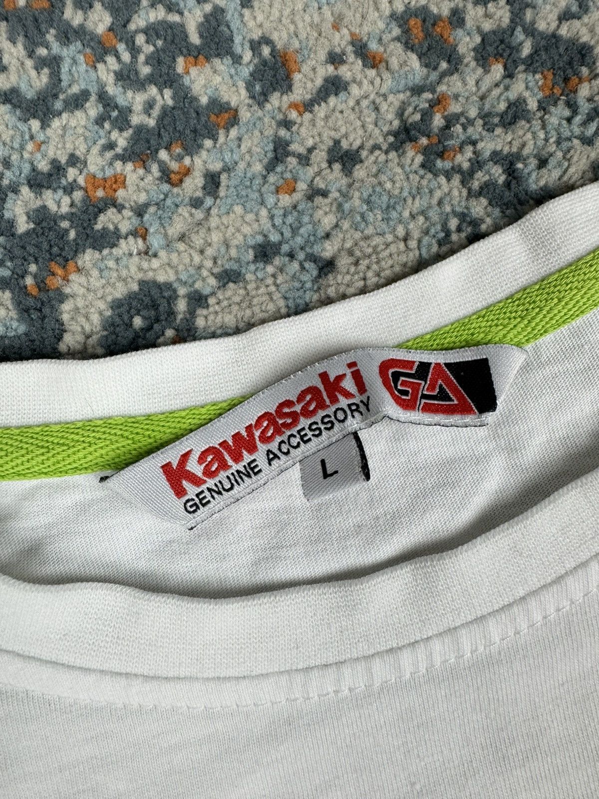 Vintage Vintage Y2K Kawasaki Ninja motorcycle graphic tee racing Size US L / EU 52-54 / 3 - 10 Thumbnail