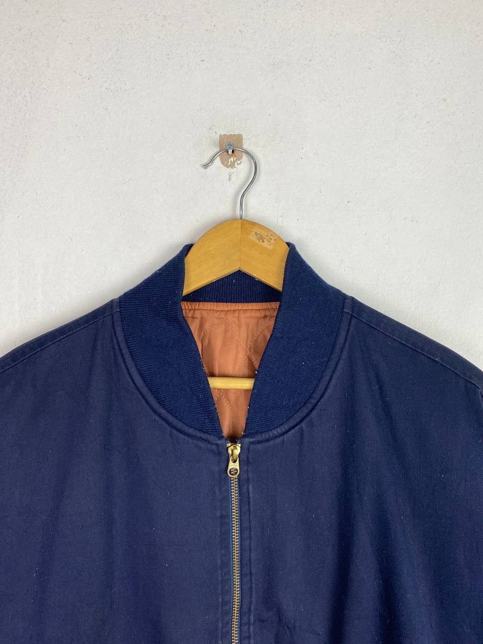Japanese Brand vintage japanese brands bomber jacket distressed missing tag Size US XXL / EU 58 / 5 - 2 Thumbnail