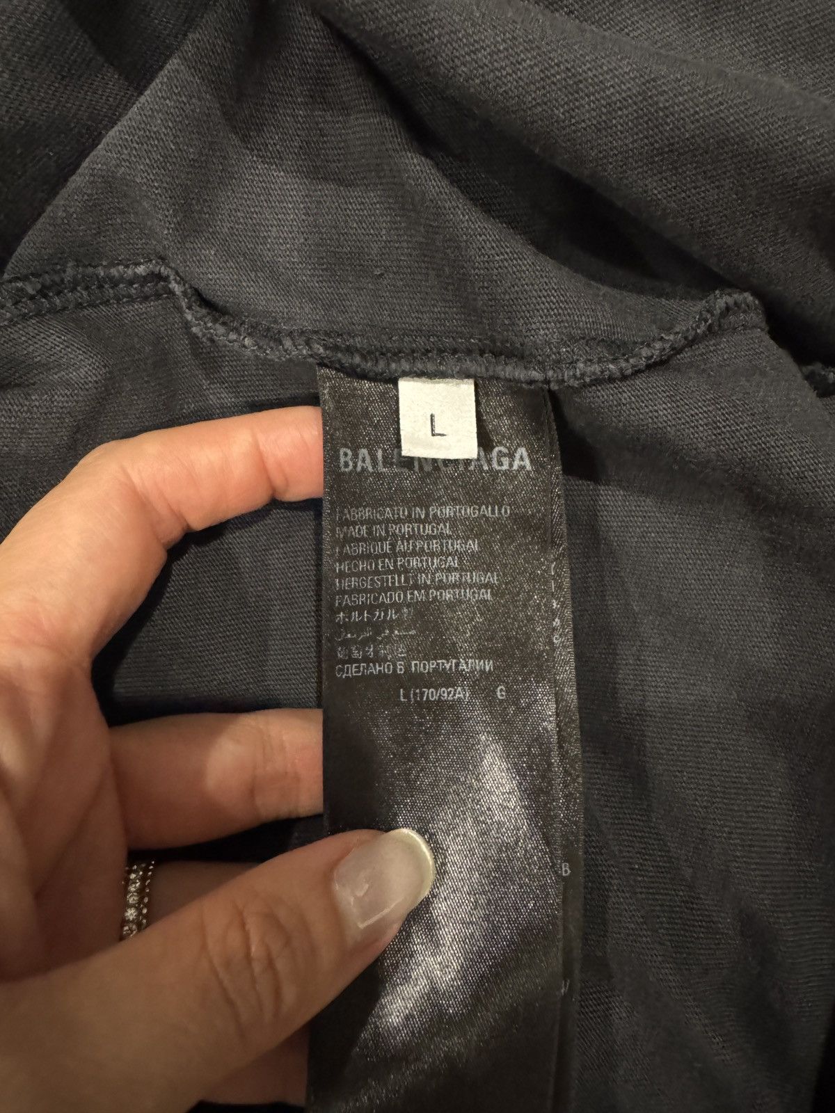 Balenciaga Balenciaga double B logo Tee L Size US L / EU 52-54 / 3 - 7 Thumbnail