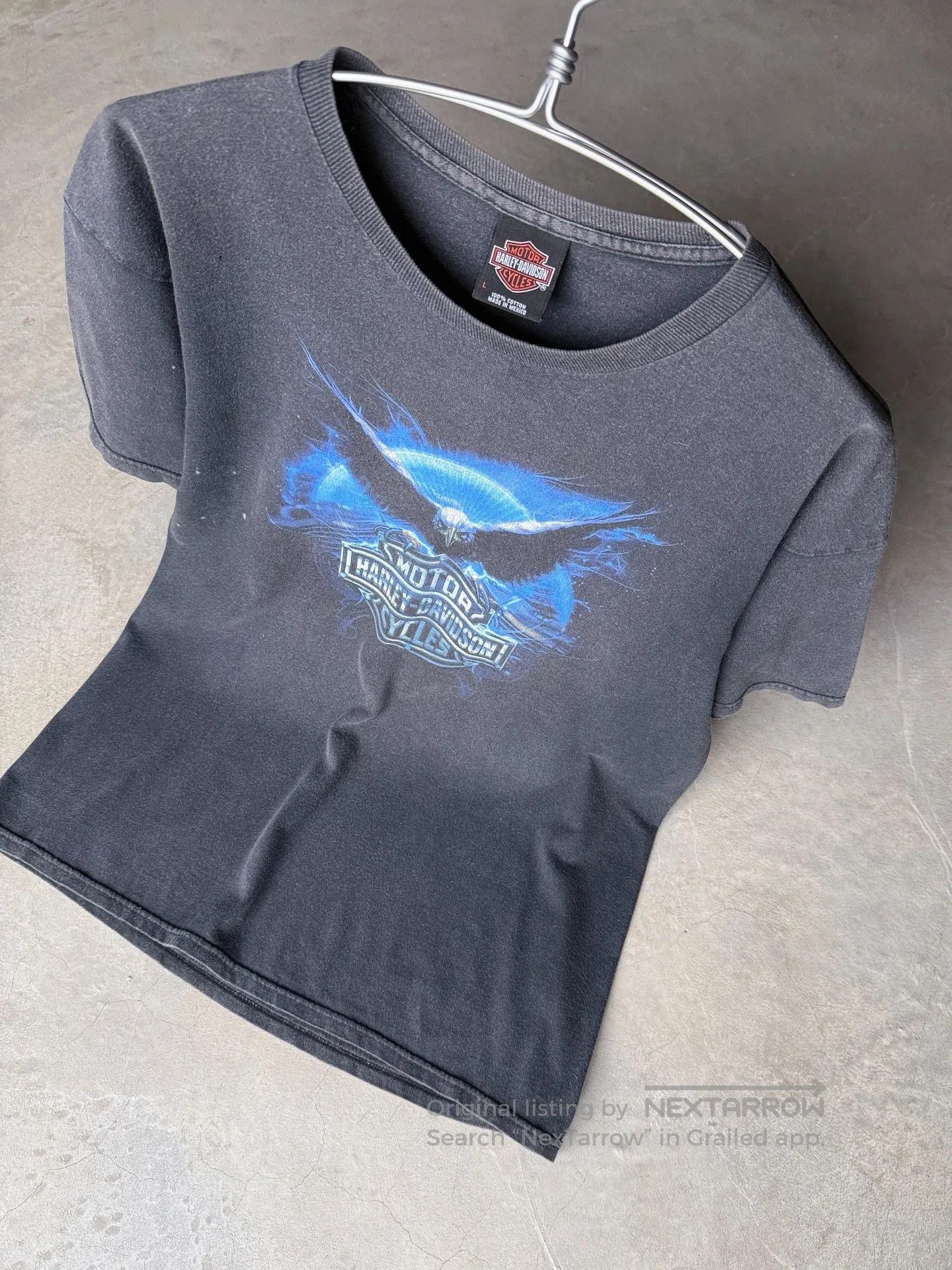 Vintage Vintage 00s Harley Davidson Chopper Tee. Size US L / EU 52-54 / 3 - 8 Thumbnail