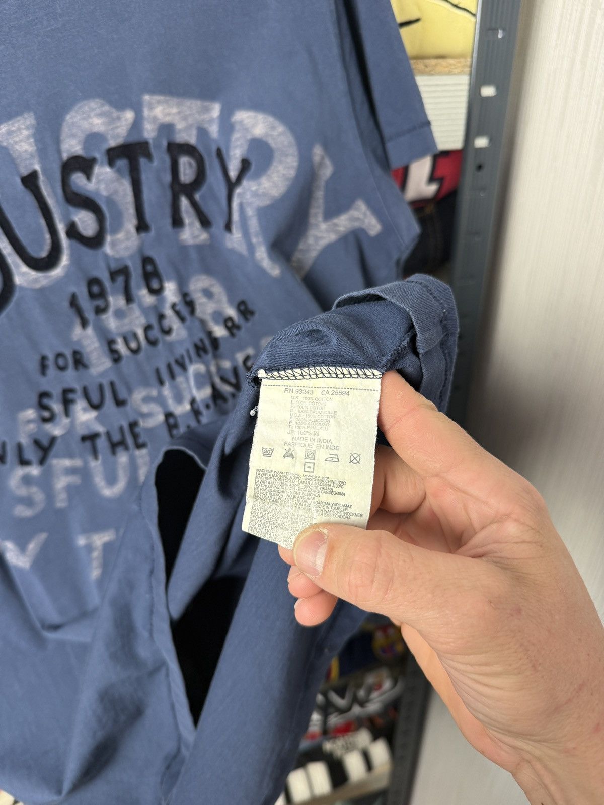 Diesel Vintage Diesel Big Over Logo Crazy Y2K Hype Tee Size US XXL / EU 58 / 5 - 7 Thumbnail