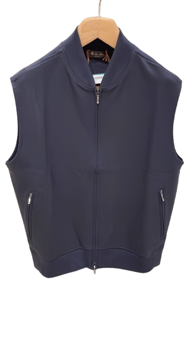 Loro Piana o1srvl11e0125 Vest in Blue Size US M / EU 48-50 / 2 - 1 Thumbnail