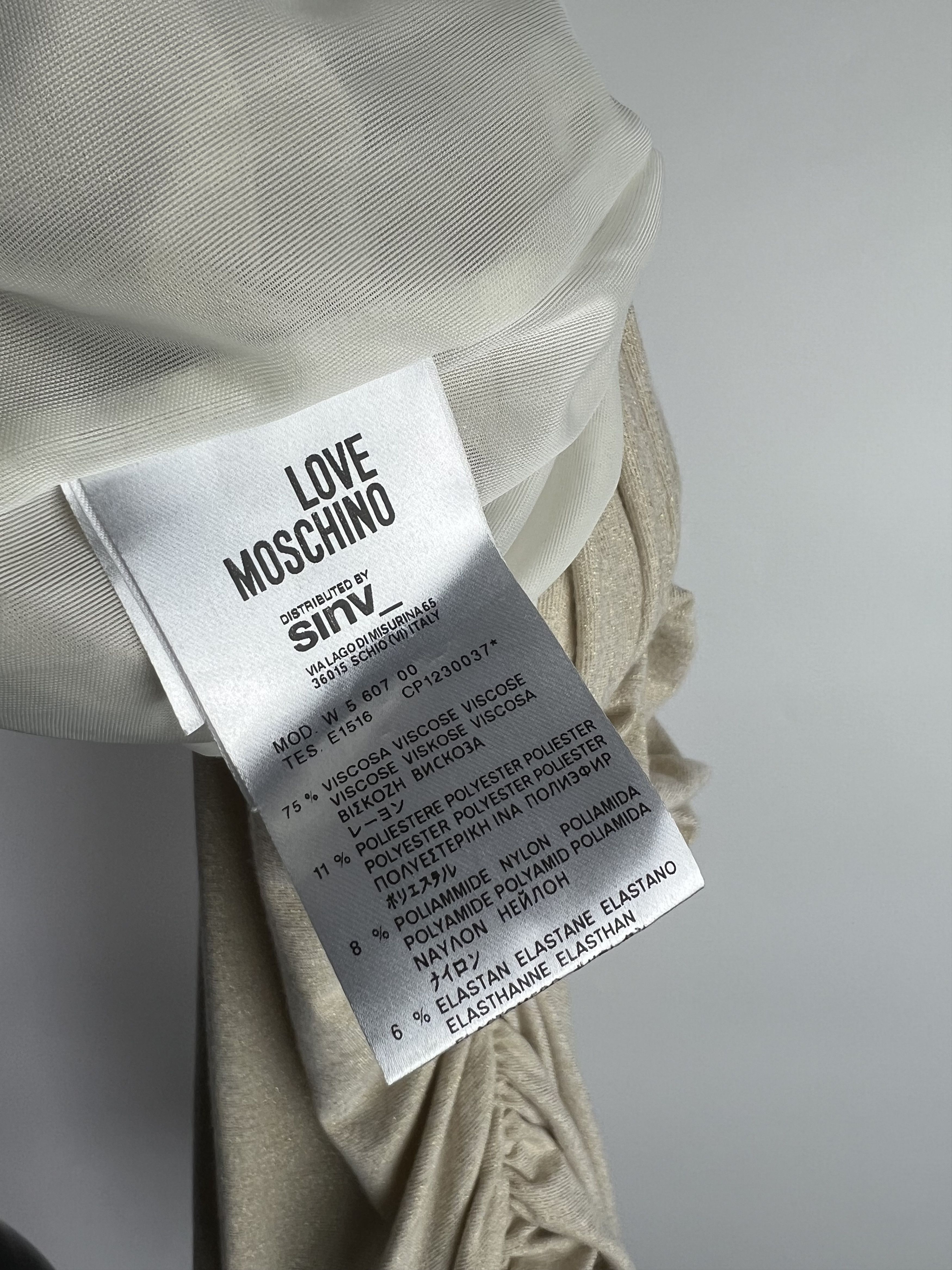 Love Moschino Love Moschino Women Dress Beige Size 10 Size L / US 10 / IT 46 - 8 Thumbnail