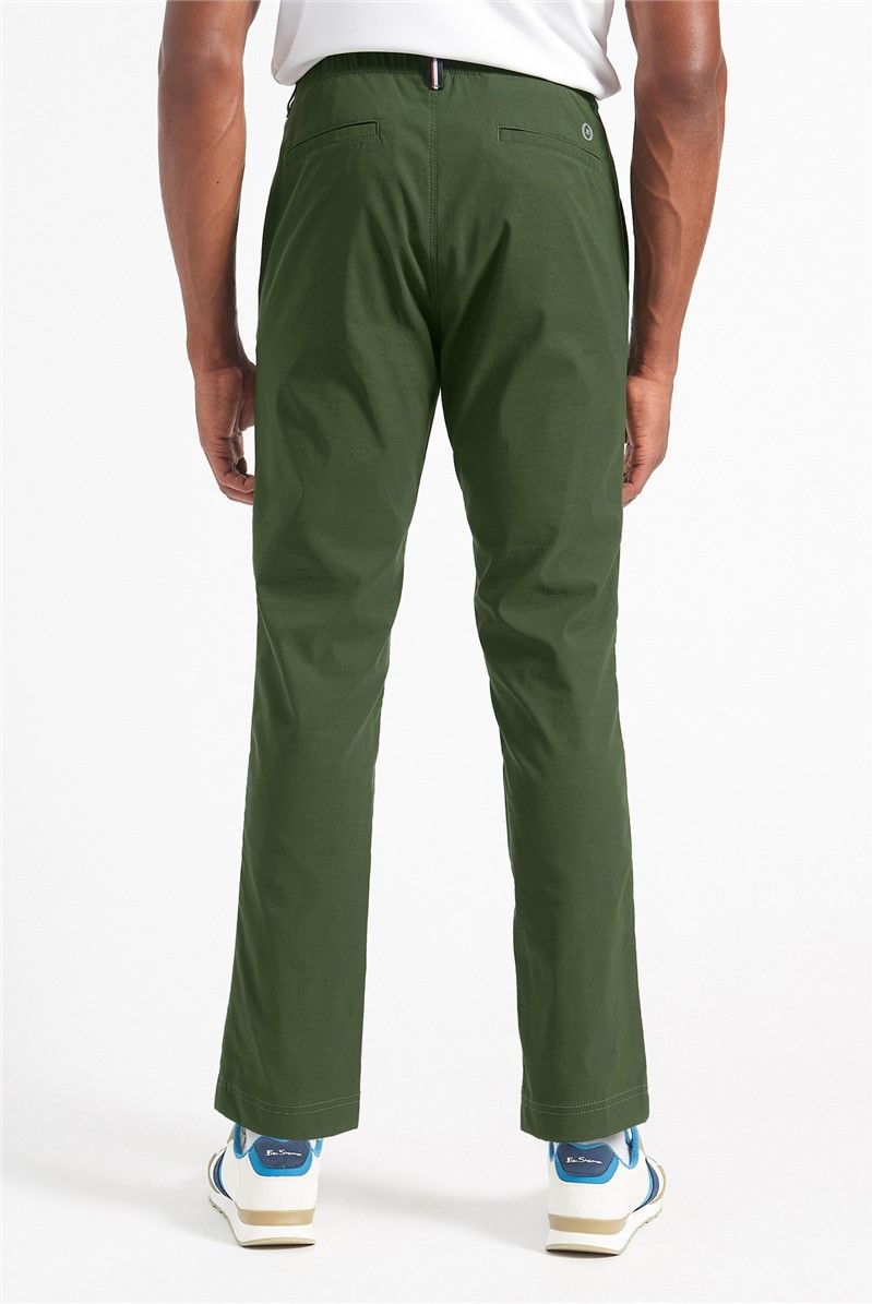 Ben Sherman Ben Sherman Classic Chinos Khaki Emerald Ocean Green Size US 33 - 2 Thumbnail