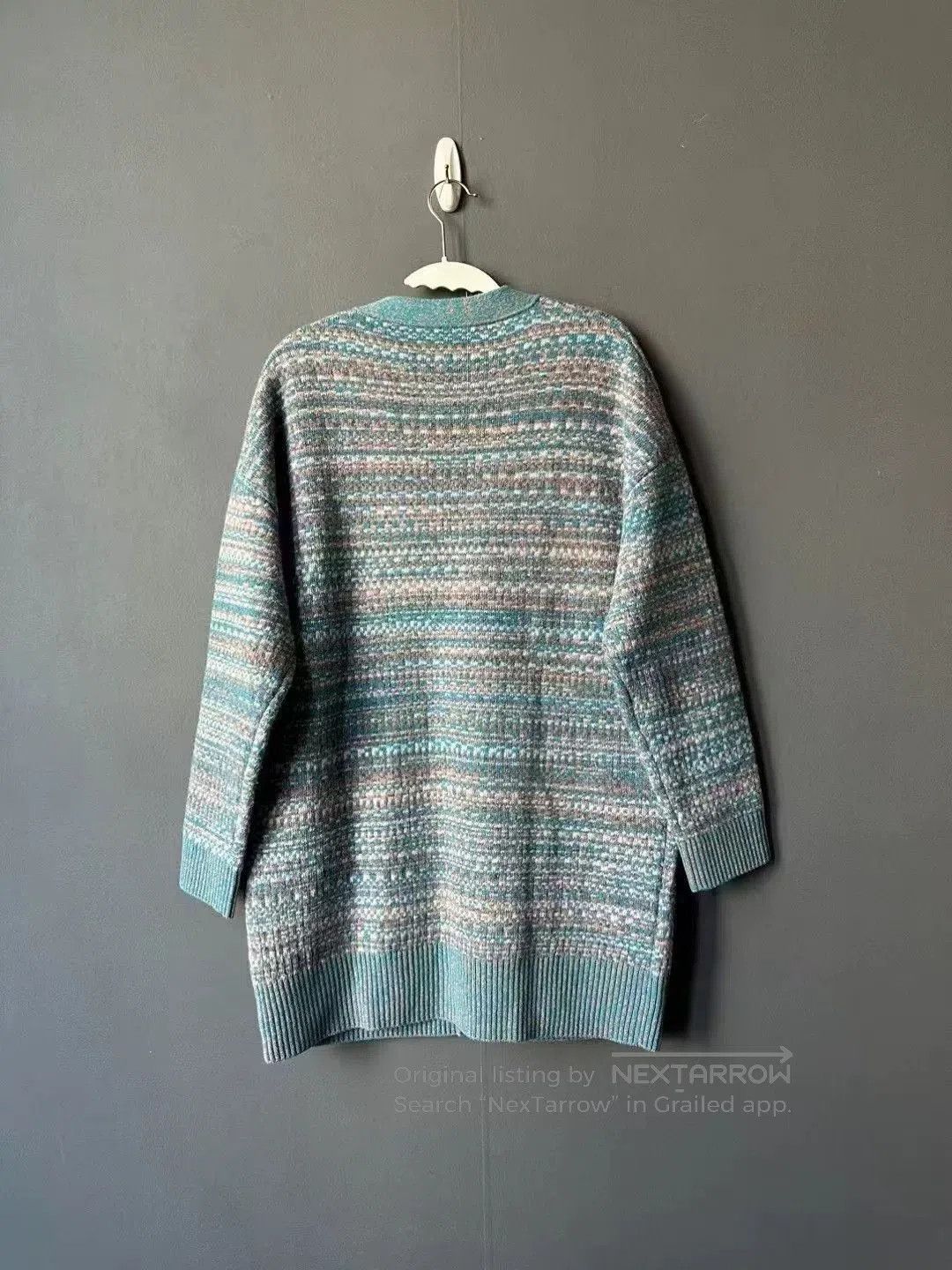 Loewe loewe light blue knitted wool cardigan. Size XS / US 0-2 / IT 36-38 - 2 Thumbnail