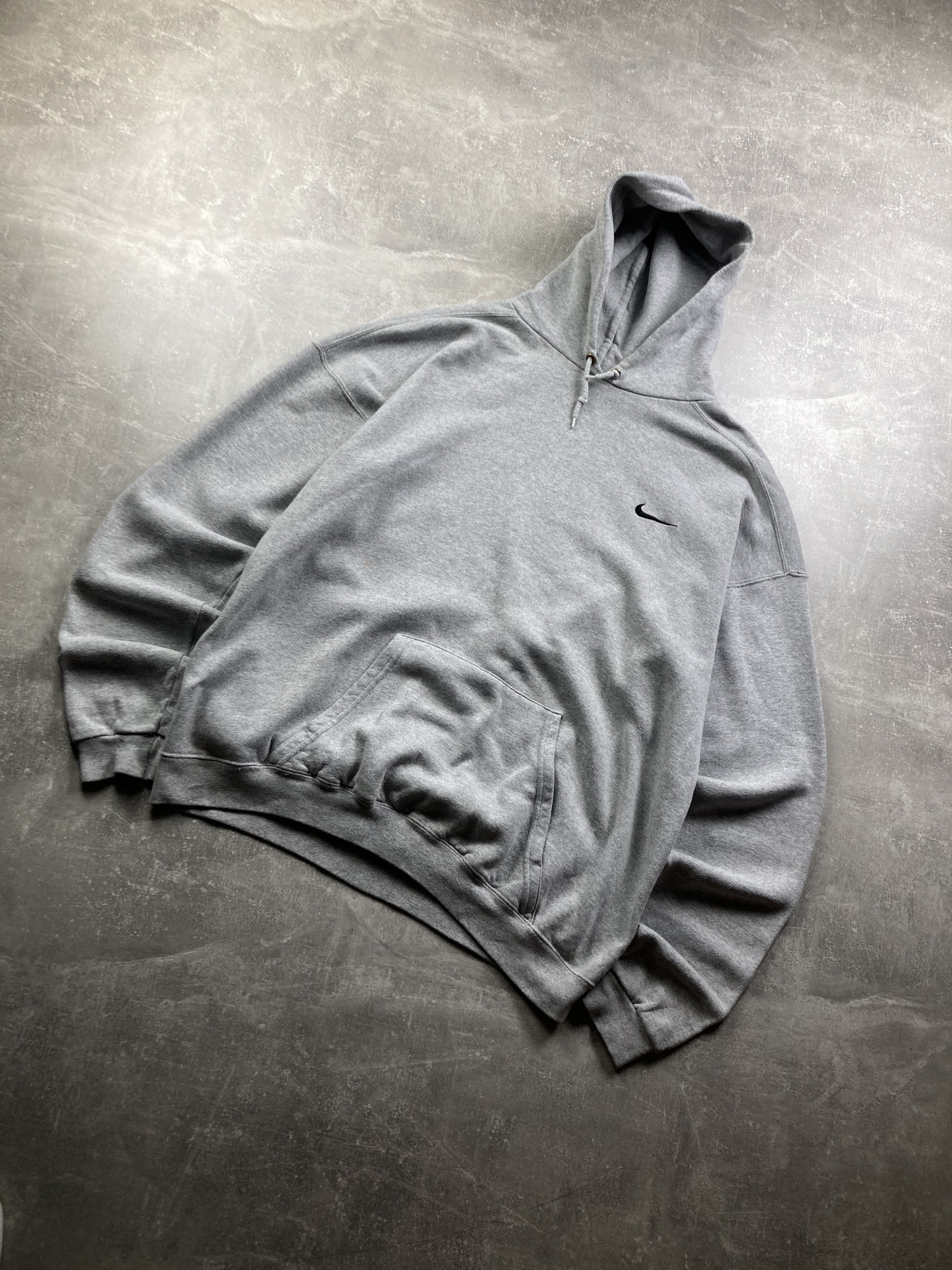 Nike Vintage 90s Nike gray oversize baggy hoodie made in USA Size US L / EU 52-54 / 3 - 2 Thumbnail
