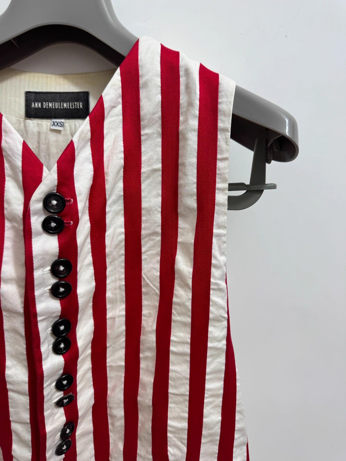 Ann Demeulemeester Ann Demeulemeester OG Classic Red White Jacket 33/98 Size US S / EU 44-46 / 1 - 3 Thumbnail