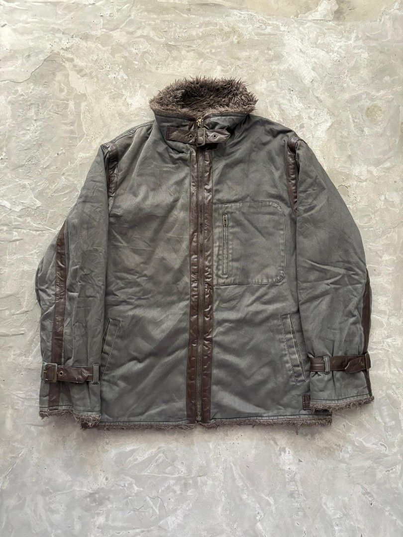 Japanese fur punk jacket ifsixwasnine lgb style