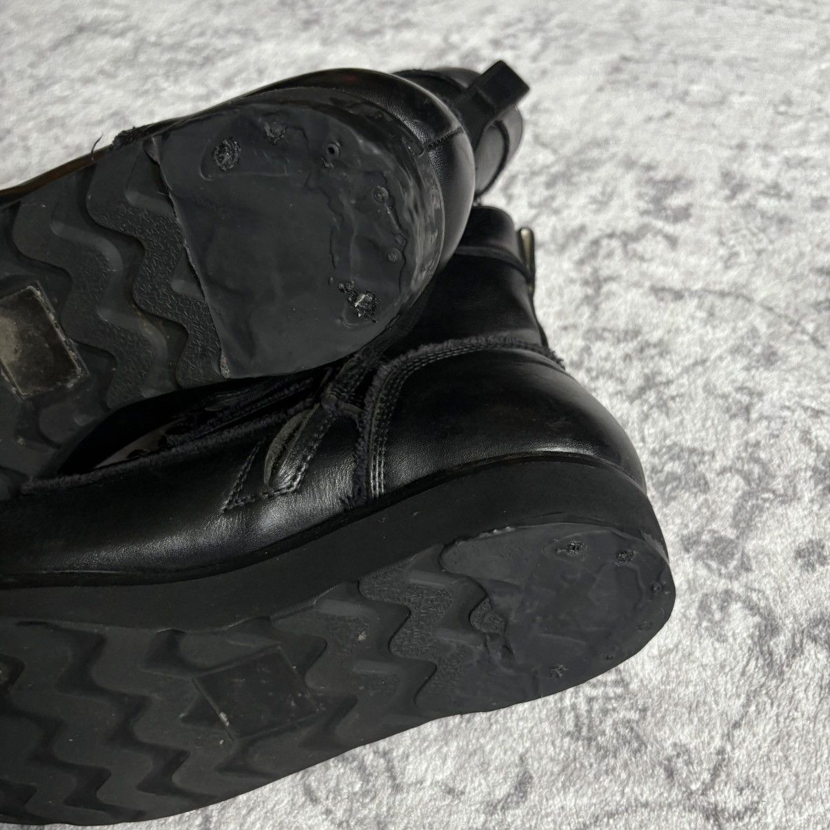 Roen Roen by Hiromu Takahara Leather Combat Boots | Size 42 Size US 9.5 / EU 42-43 - 11 Thumbnail