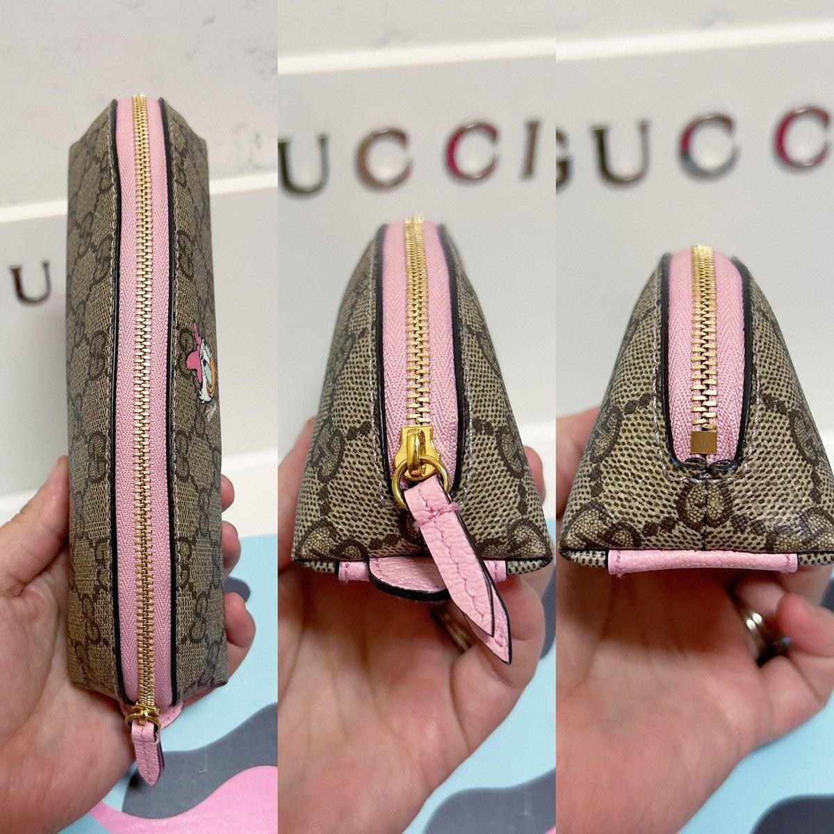Gucci Authentic Gucci x Disney Limited Ed. Daisy Duck Pencil Pouch Size ONE SIZE - 3 Thumbnail