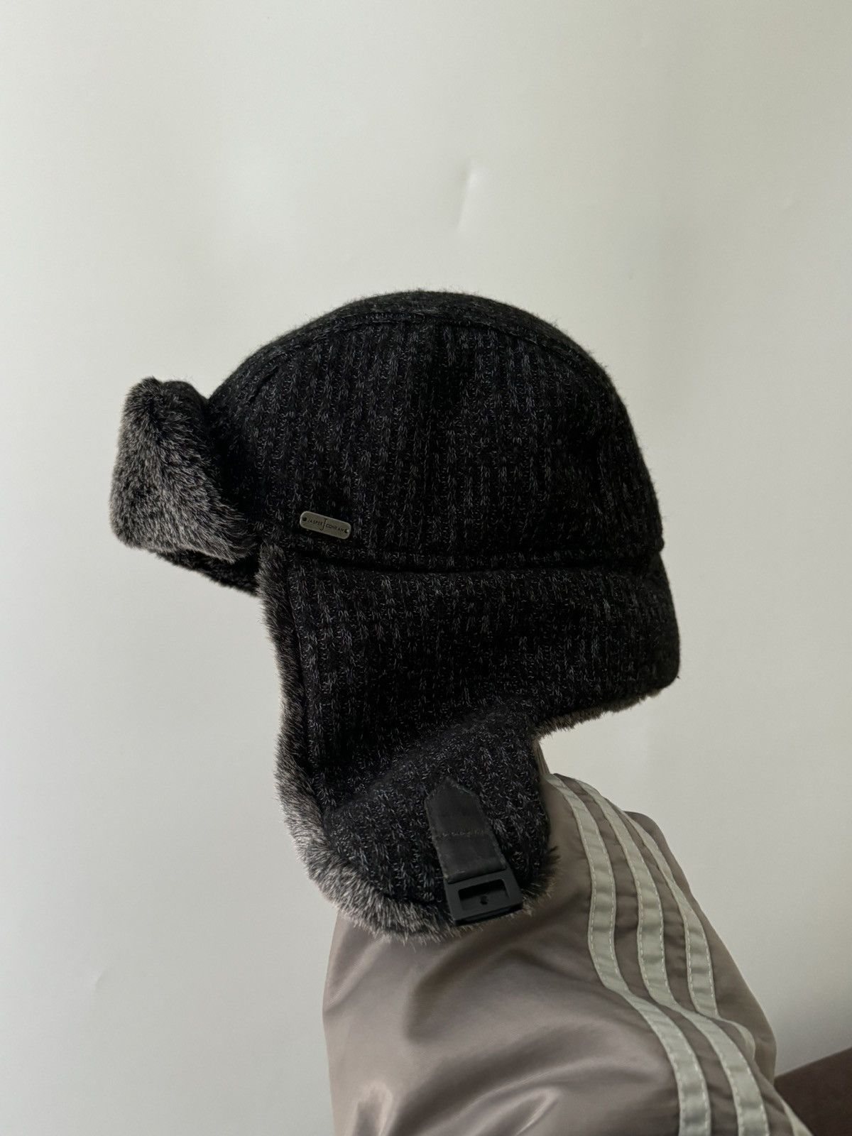 Japanese Brand Vintage Y2K fuzzy fur ushanka hat punk Japanese mohair Size ONE SIZE - 5 Thumbnail