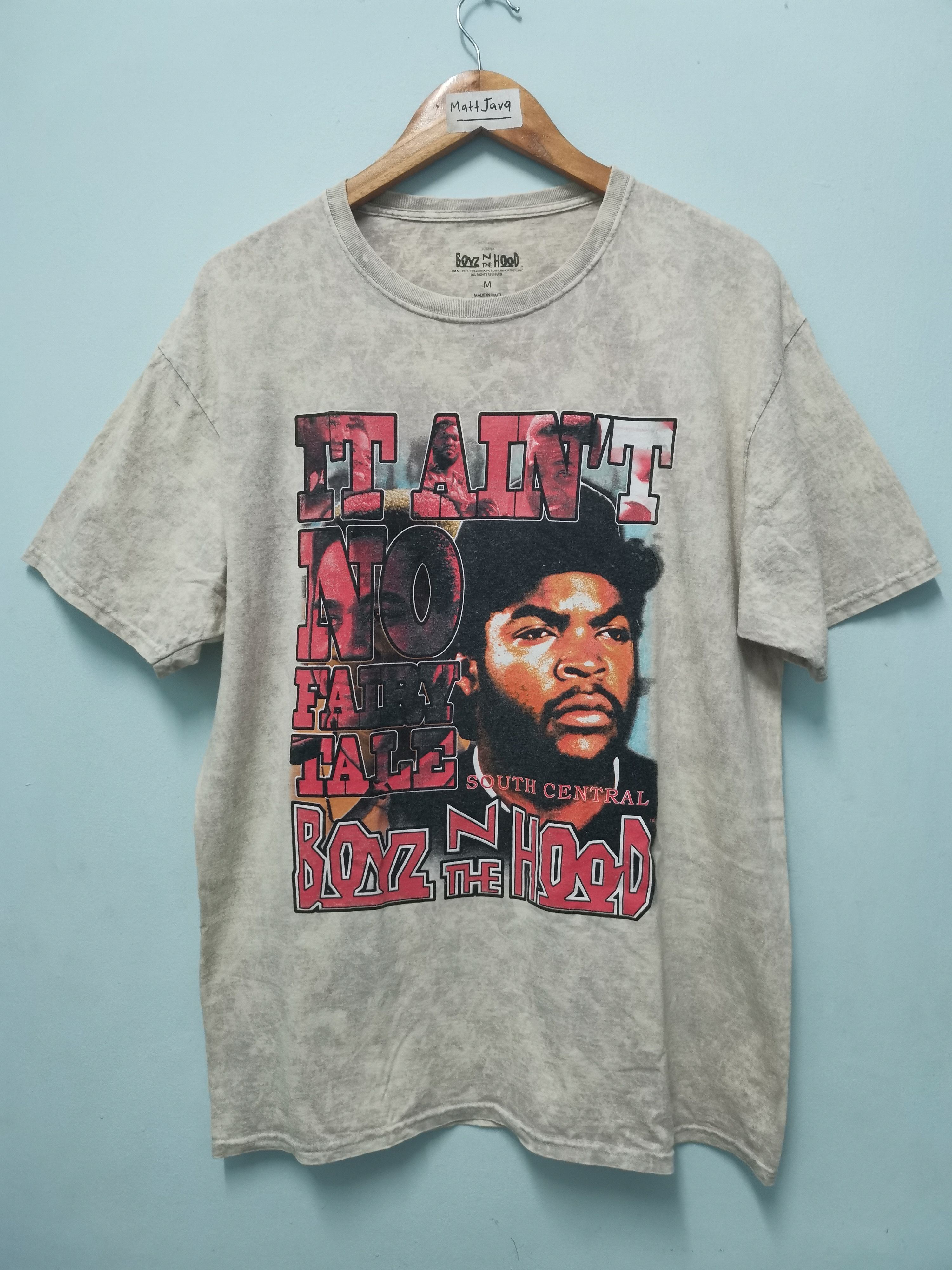 Rap Tees Boyz n the Hood Ice Cube Rap Tee Movie Tee NWA Tie Dye Size US M / EU 48-50 / 2 - 2 Thumbnail
