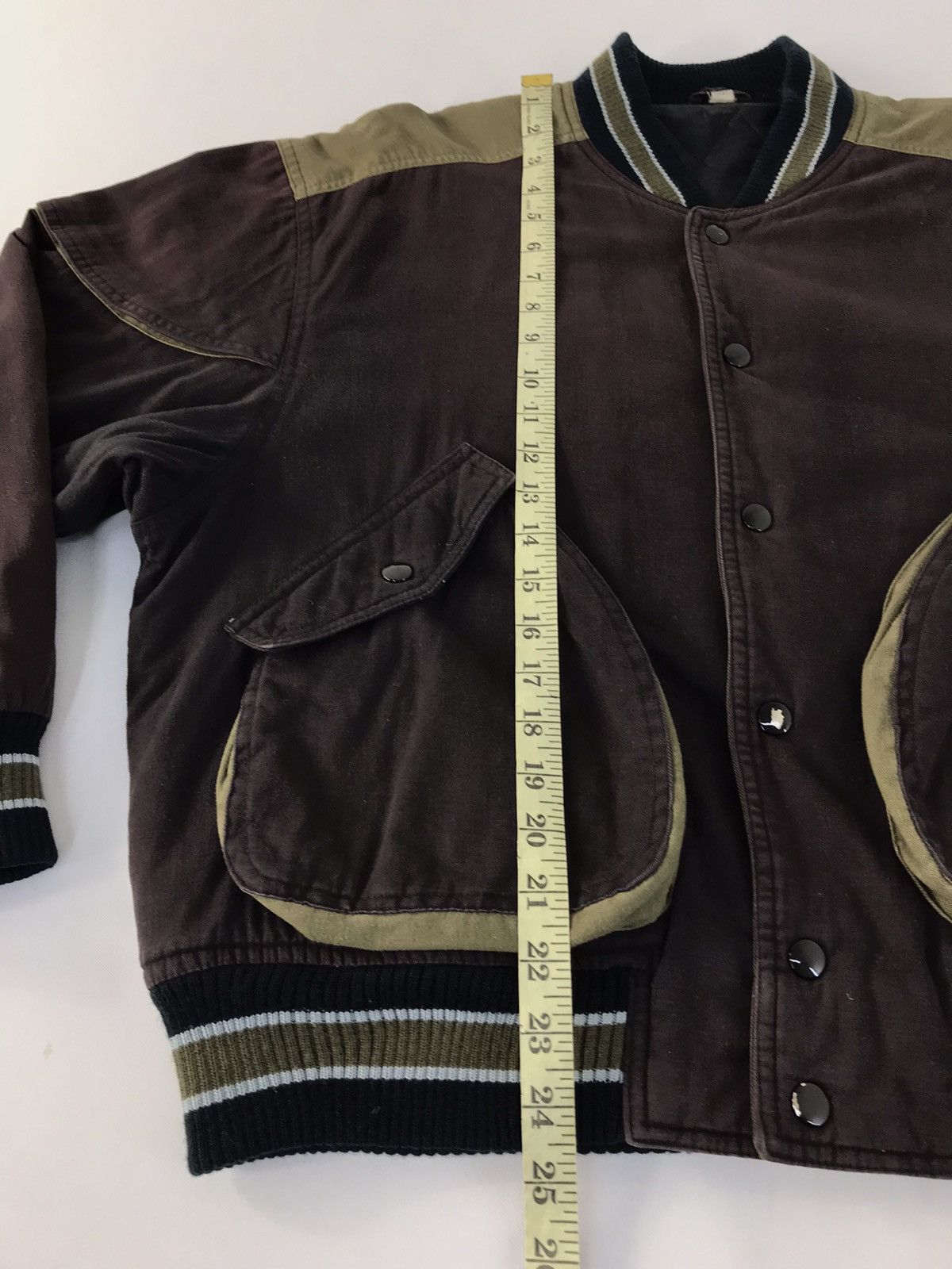 Japanese Brand × Vintage Vintage Japanese Brand Bomber Jacket 3 pocket Style Size US L / EU 52-54 / 3 - 15 Thumbnail