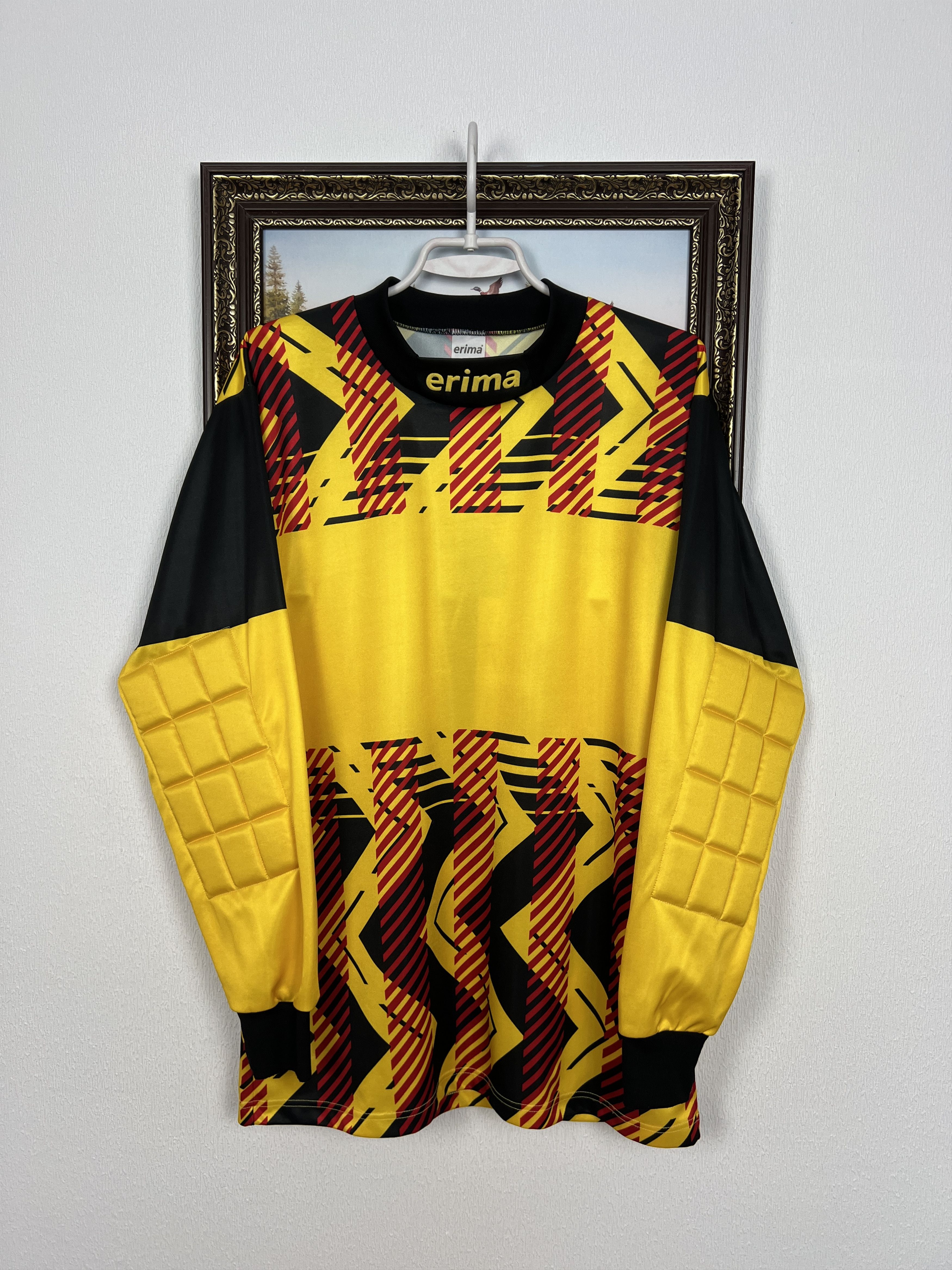 Adidas Vintage Adidas Nike Football Goalkeeper Template Tee Shirt Size US M / EU 48-50 / 2 - 1 Thumbnail