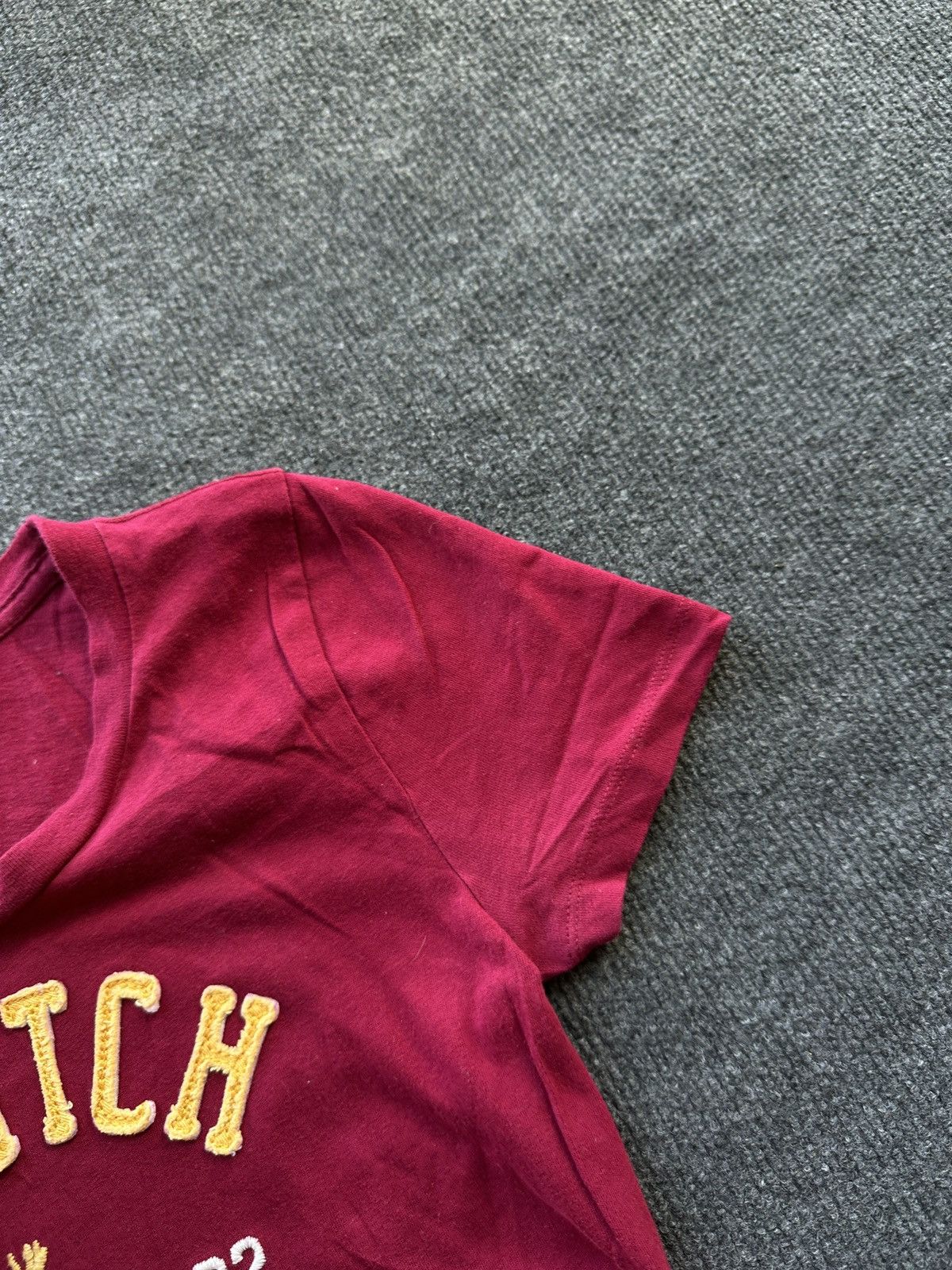 Abercrombie & Fitch 🚨 ABERCROMBIE & FITCH WMN Y2K VNTG V NECK BIG LOGO BABY DOLL Size M / US 6-8 / IT 42-44 - 7 Thumbnail