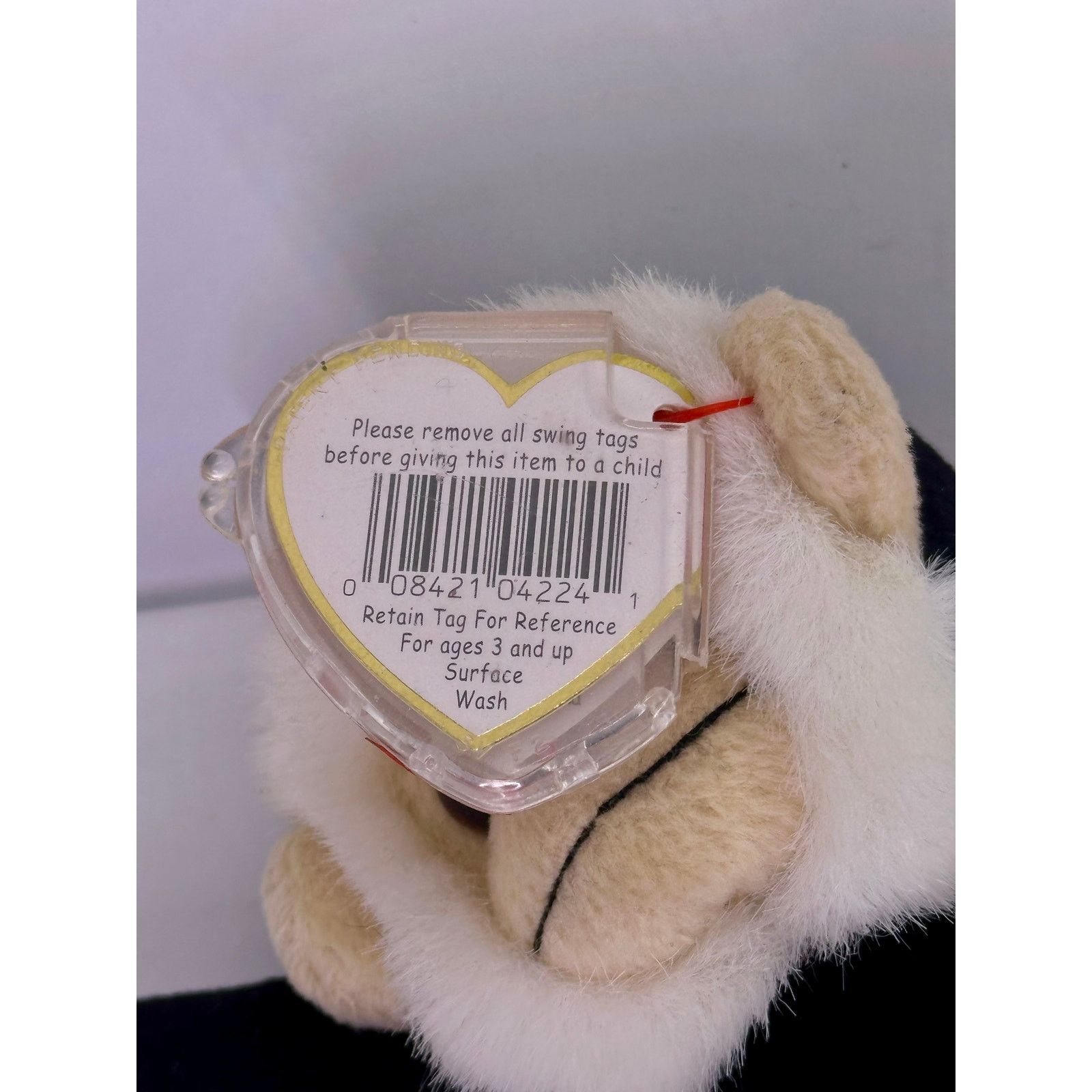 & Other Stories Vintage 1998 Ty Beanie Baby Mooch The Monkey Soft Plushie Size ONE SIZE - 6 Thumbnail