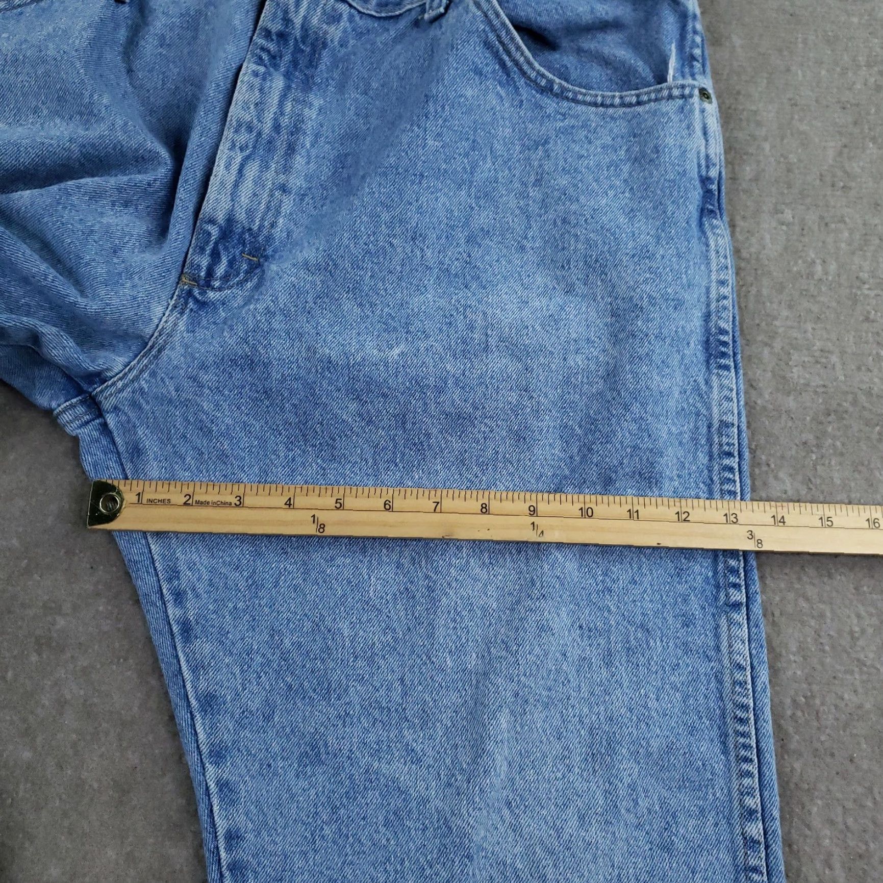 Wrangler VINTAGE Wrangler Regular Fit Jeans Mens 40x30 Blue Straight Leg Denim 38x24 Size US 40 / EU 56 - 5 Thumbnail