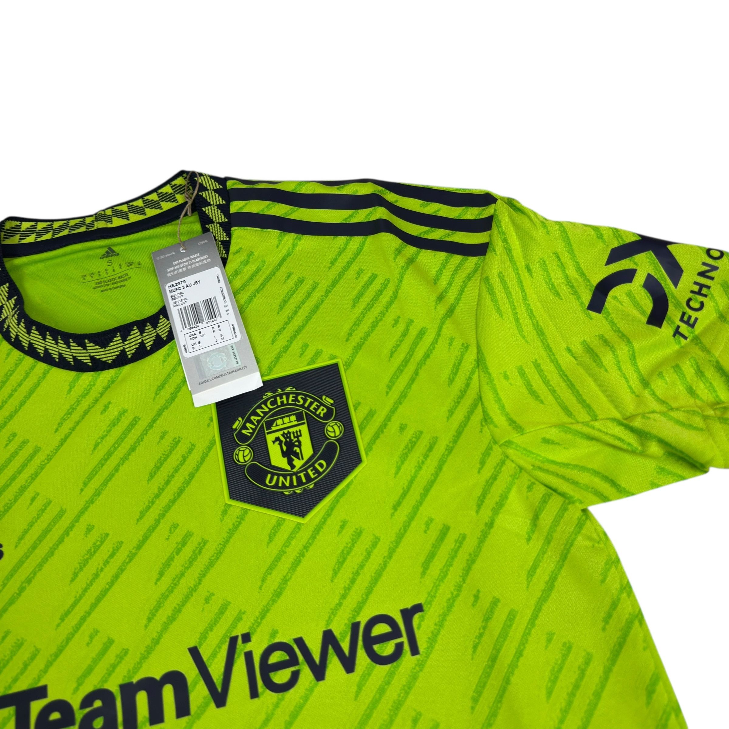 Adidas Adidas Mens Manchester United 22/23 Third Authentic Jersey S Size US S / EU 44-46 / 1 - 4 Thumbnail