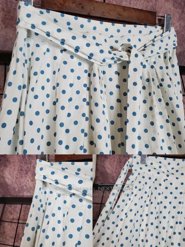 Dior Dior Pleated Dot Skirt for Women, Size L . Size 30" / US 8 / IT 44 - 6 Thumbnail