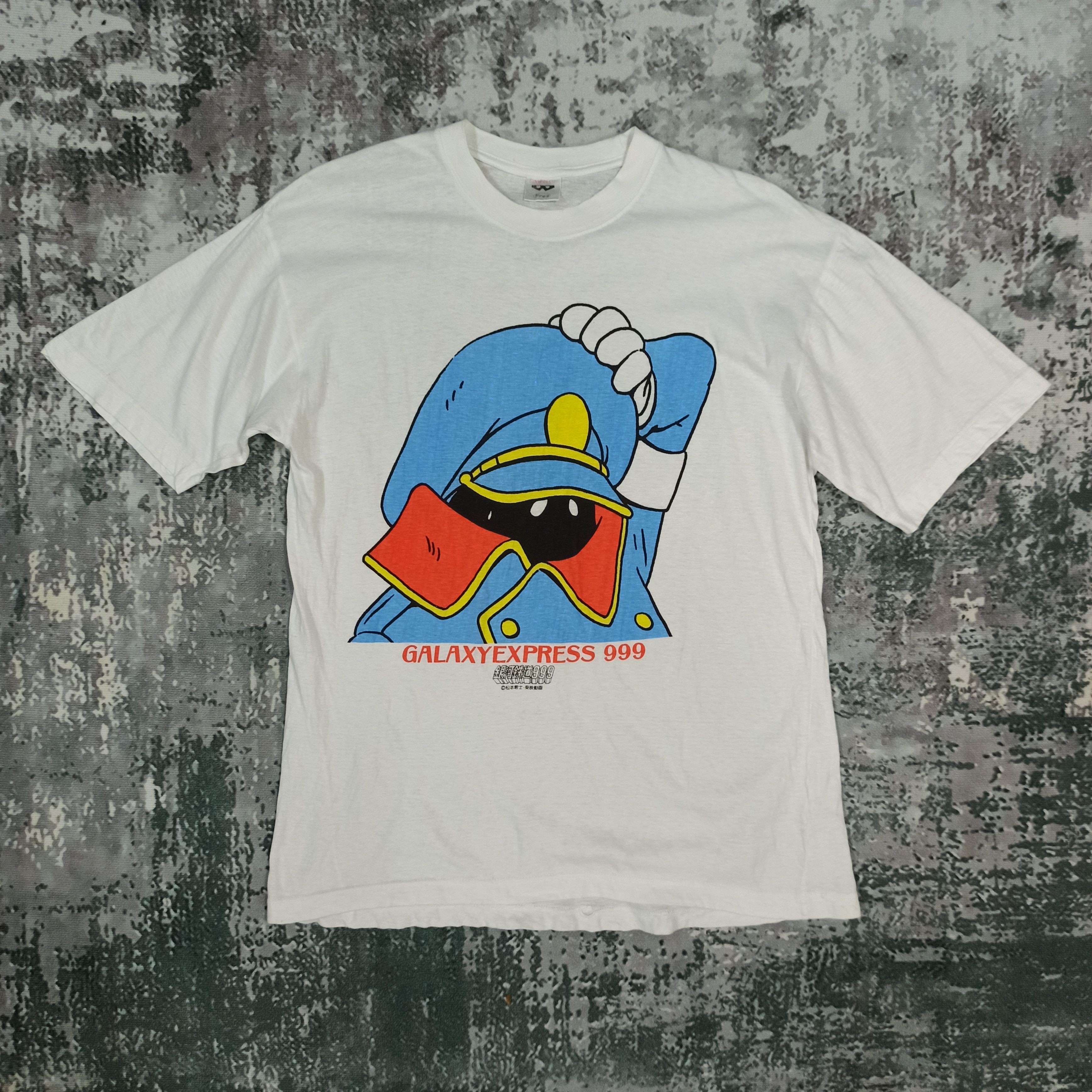 Vintage Japanese Anime GalaxyExpress 999 /Akira/eva Tshirt