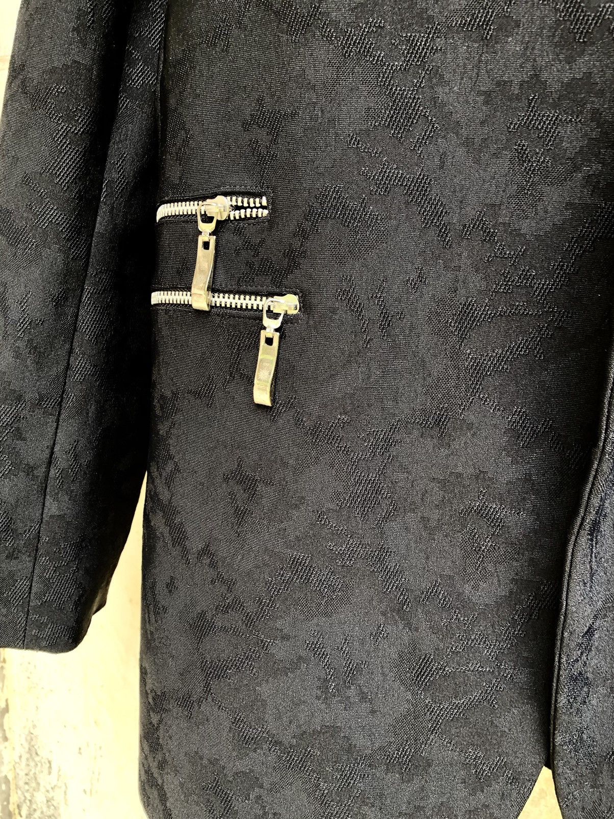 Japanese Brand BBCO EMBOSSED ZIPPER LINING TRIM LUXURY JACKET DESIGN Size US M / EU 48-50 / 2 - 8 Thumbnail
