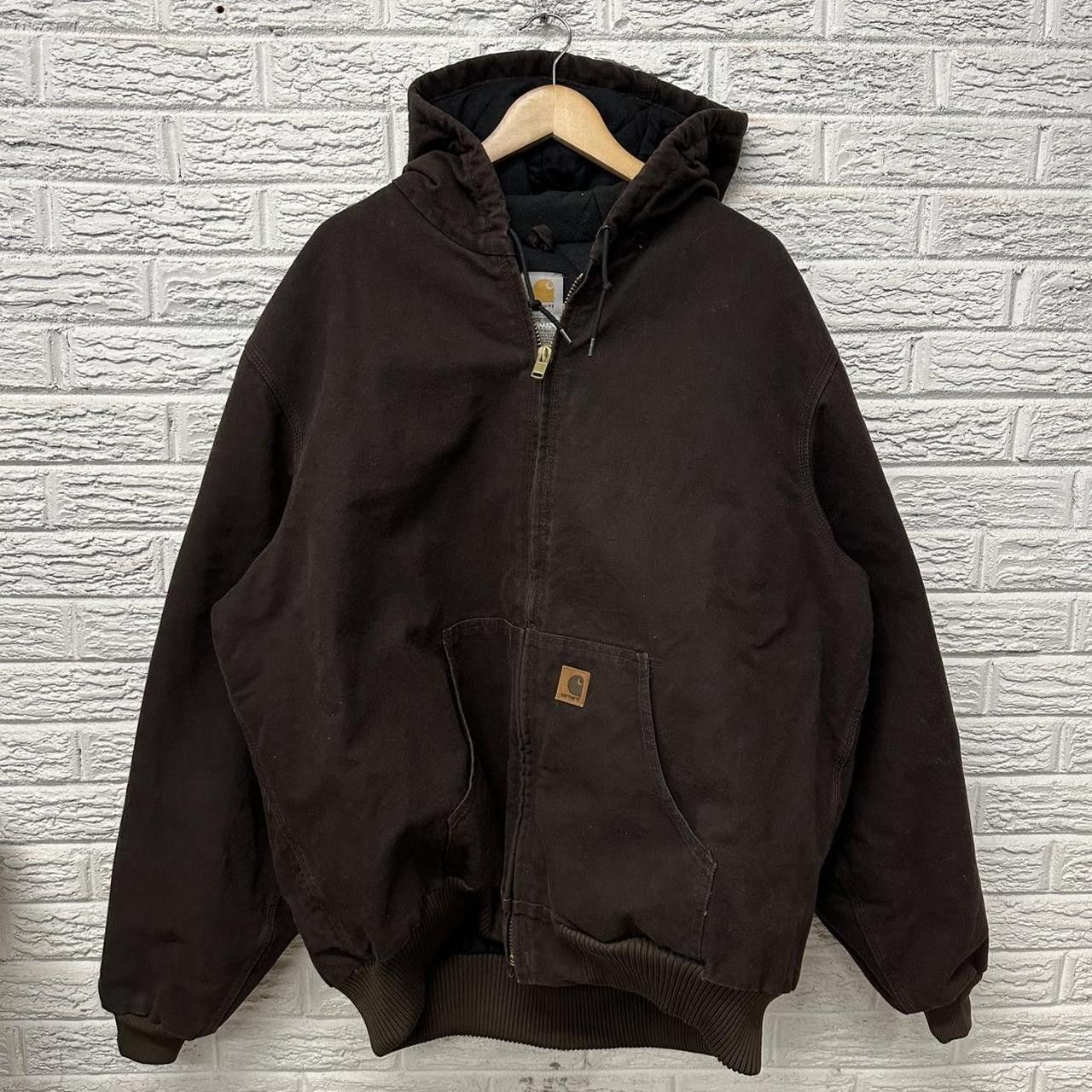 Carhartt Vintage Carhartt Insulated Hooded Canvas Jacket Brown XXL Size US XXL / EU 58 / 5 - 1 Thumbnail